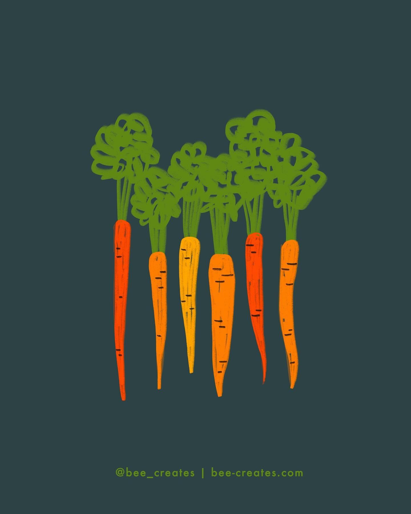 Y&rsquo;all I spend so much time picking colors 🤪

CARROTS 11/100 for #100daysoftastyart

#carrots #veg #vegetable #carrot #🥕 #illustration #foodart #surfacedesign #surfacepatterndesign #surfacedesigner #foodillustration #theydrawandcook #theydrawa