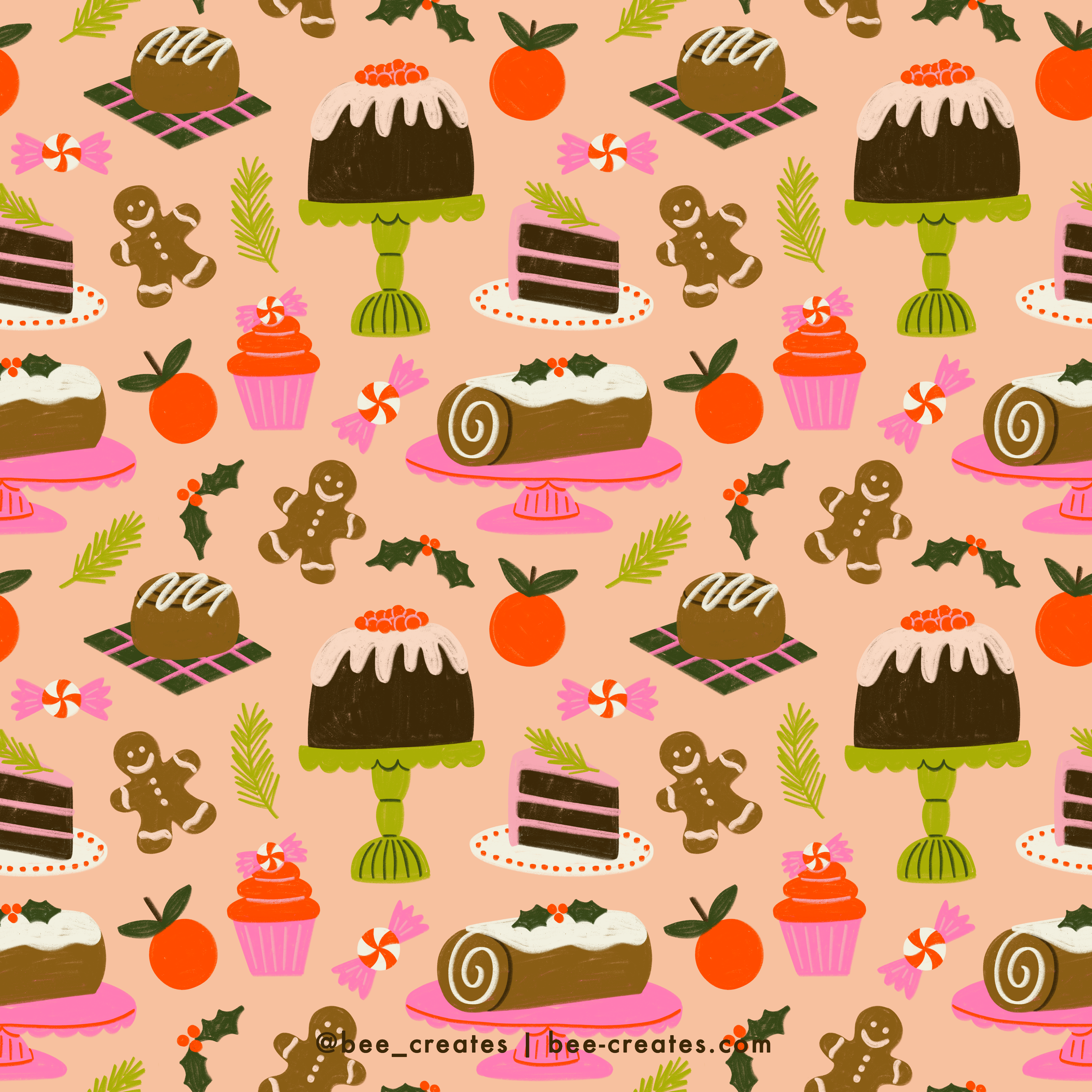 Frosted &amp; Festive - Blush | BEE25-C00