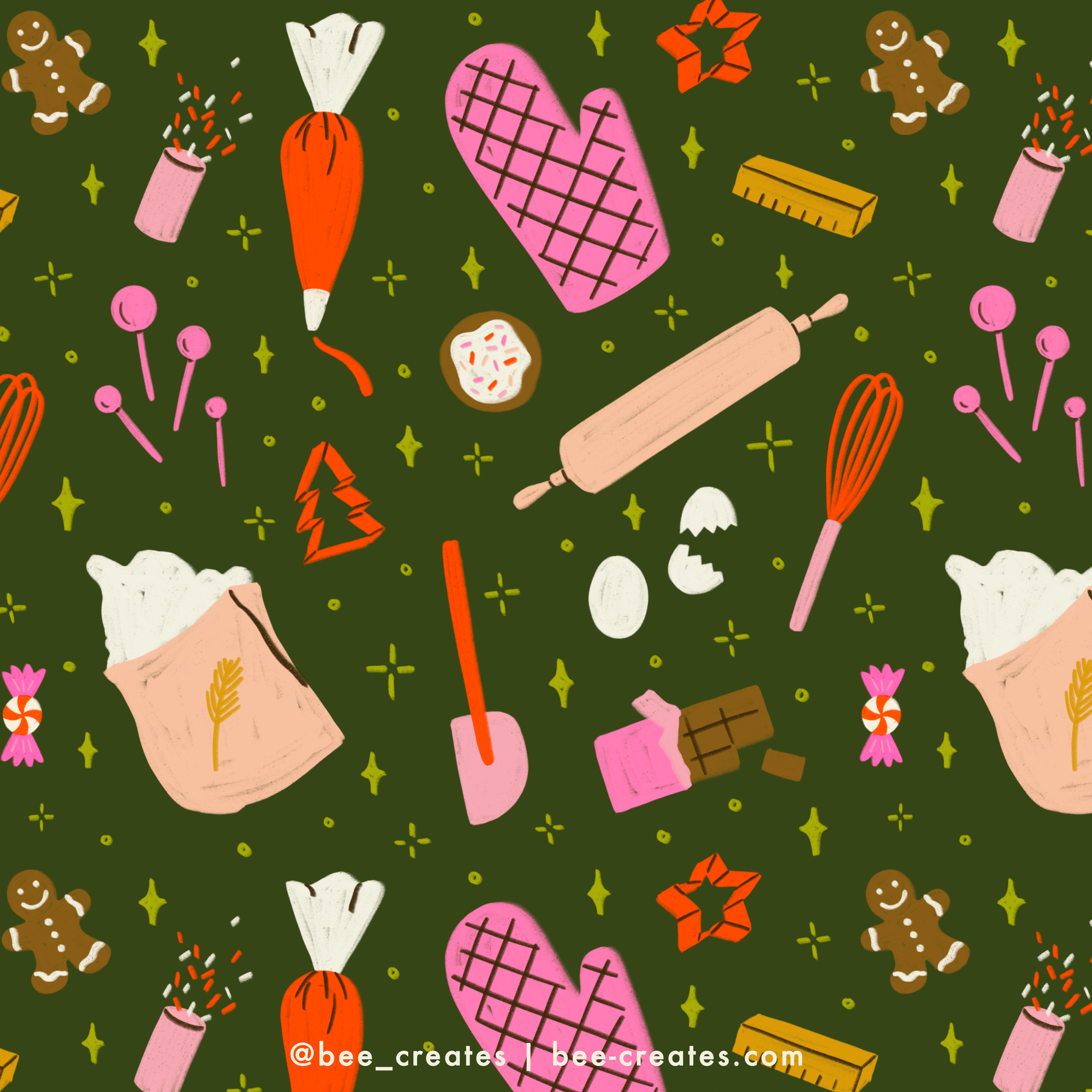 Deck The Dough - Dark Green | BEE25-C04