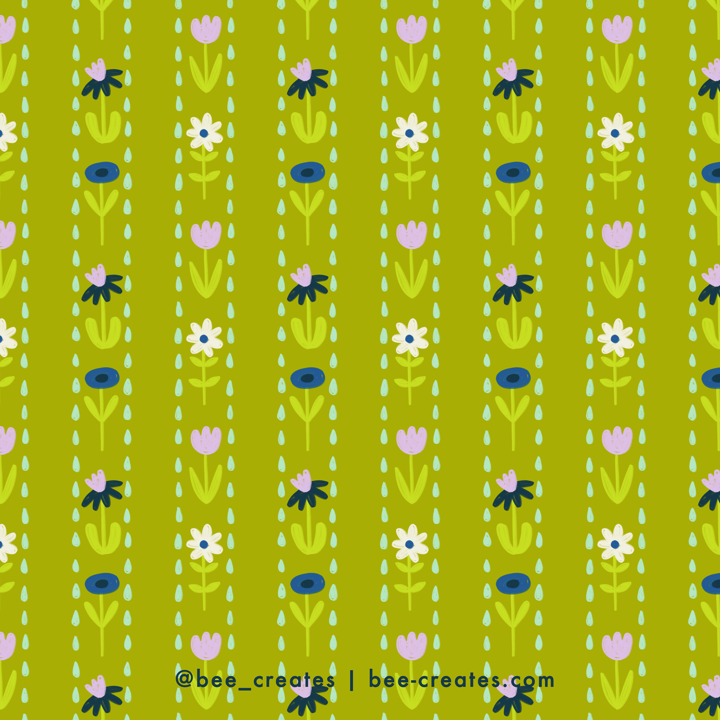 Daisy Drizzle - Green | BEE25-B62