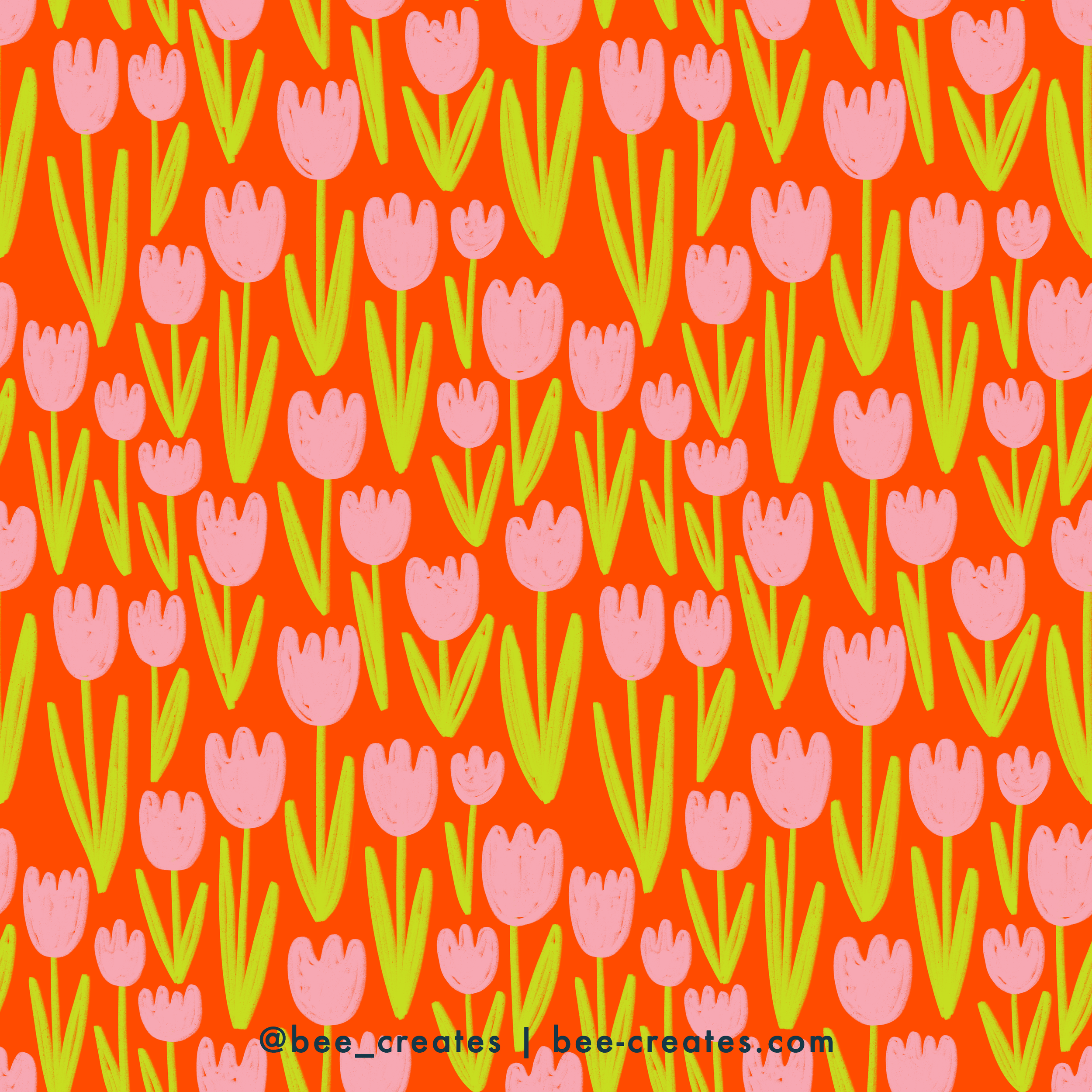 Tulip Time - Pink &amp; Cherry | BEE25-B72