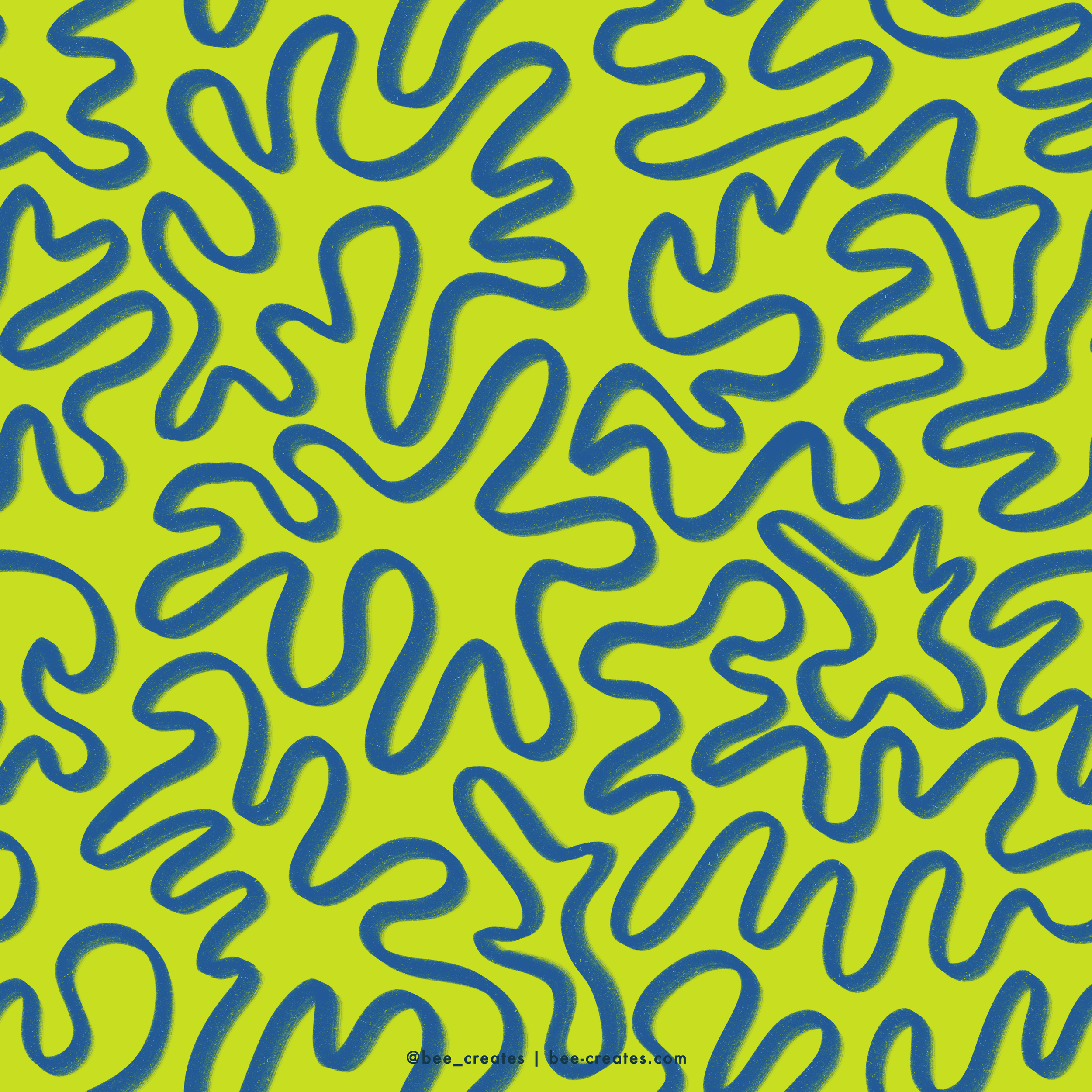 Puddle Party - Blue &amp; Lime | BEE25-B20