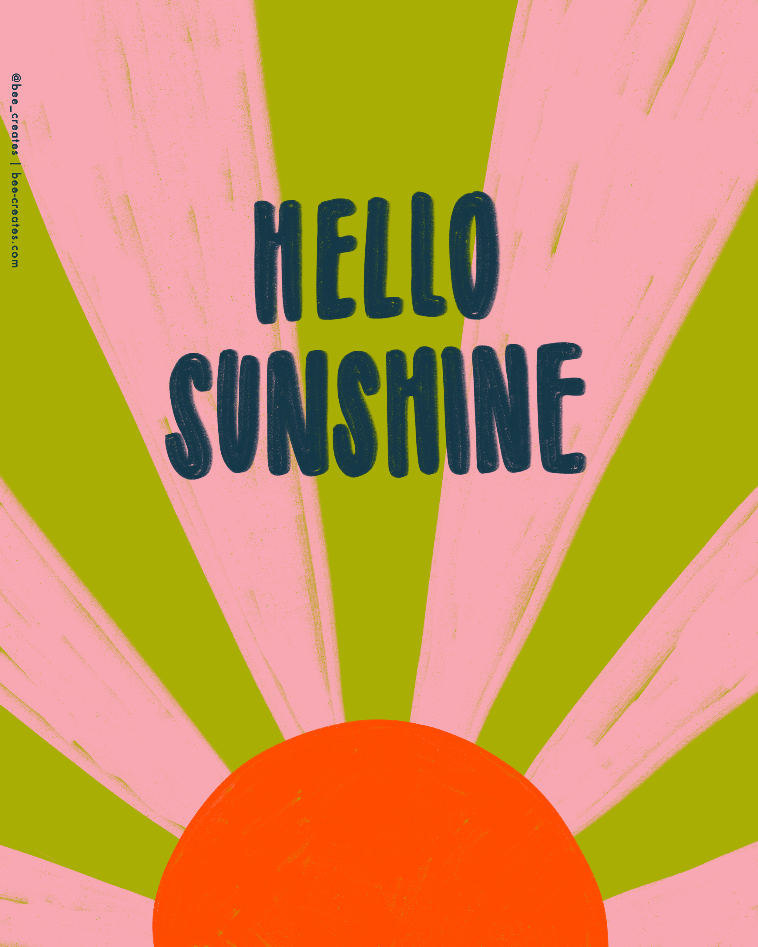 Hello Sunshine - Navy | BEE25-A92