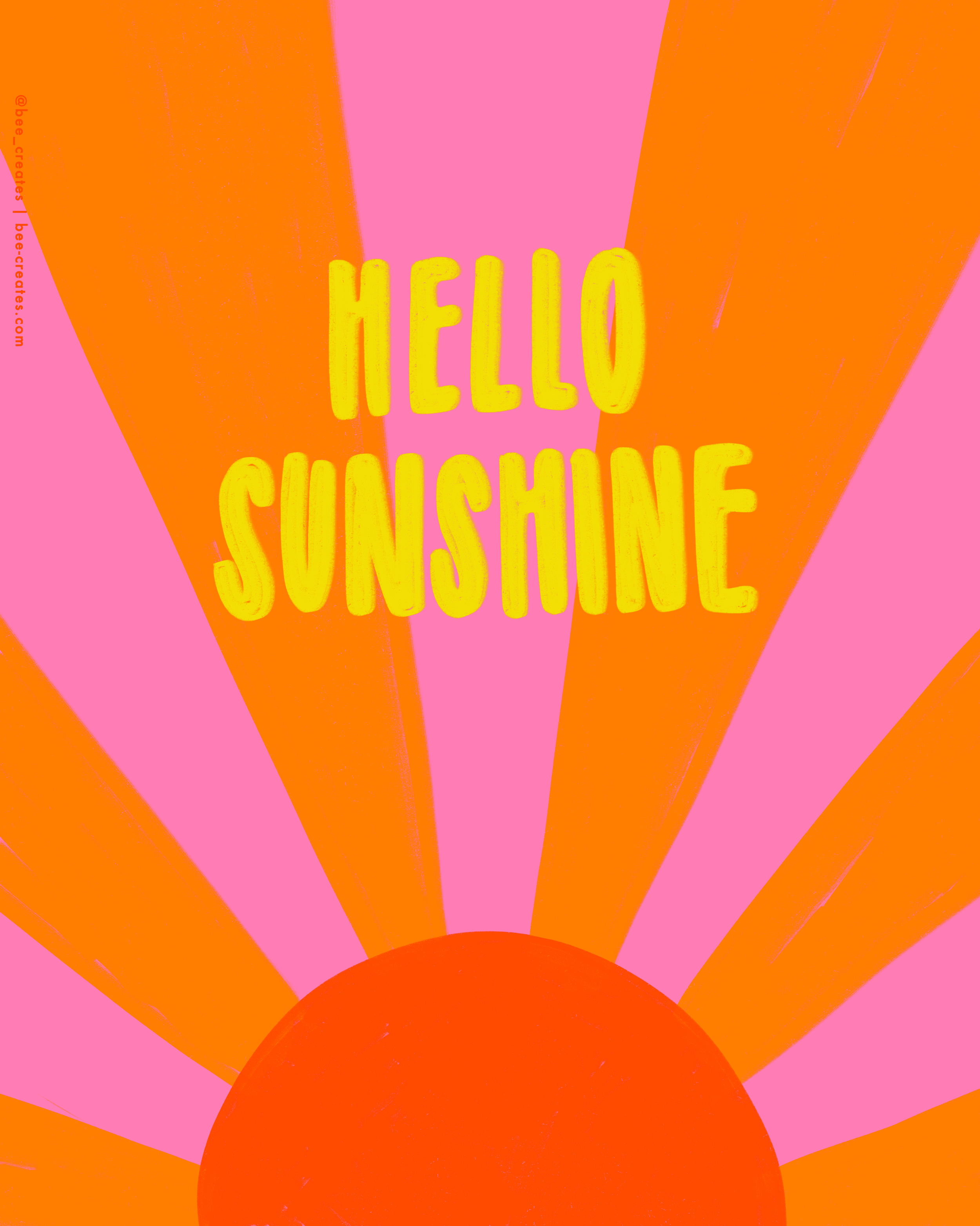 Hello Sunshine - Yellow | BEE25-A94