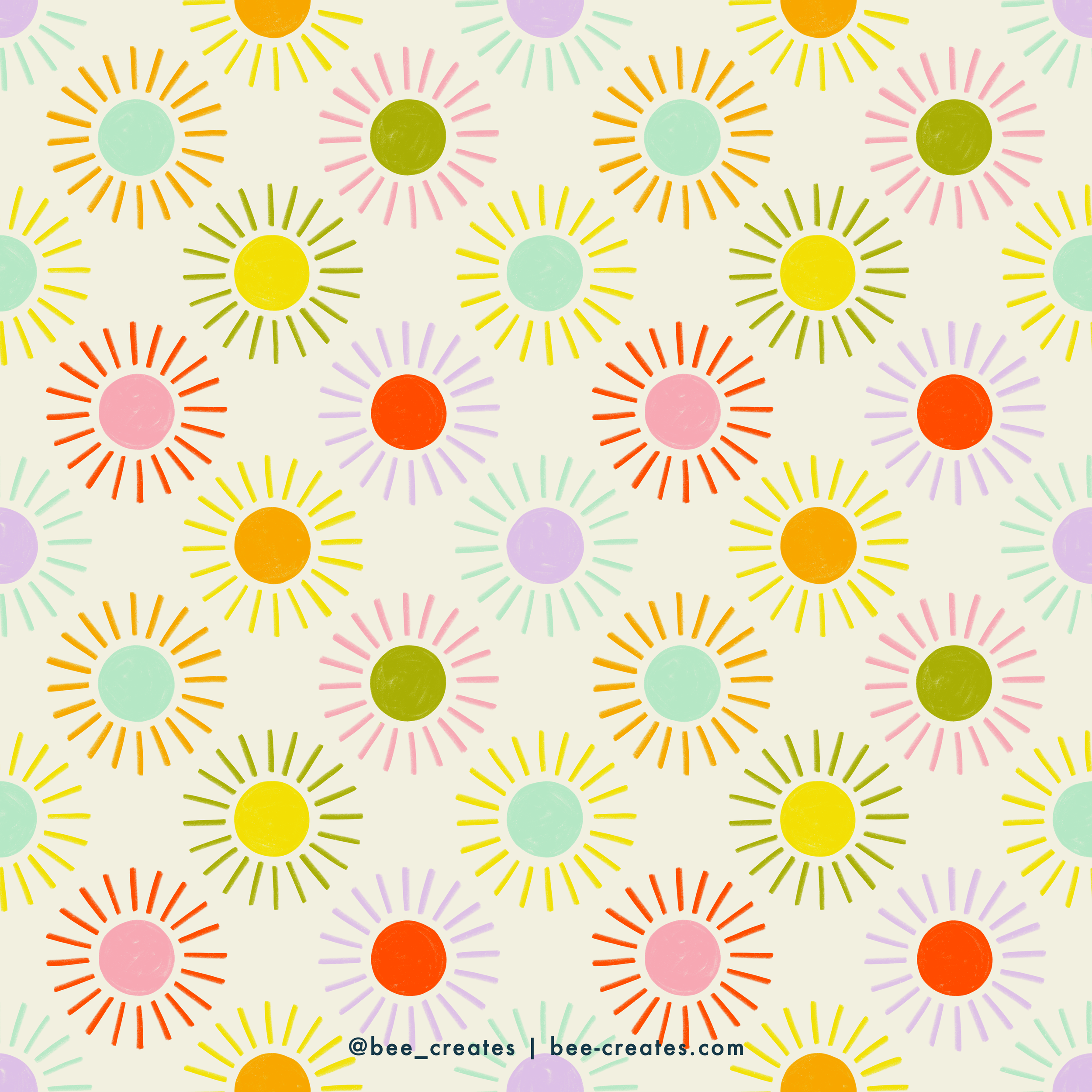 Sunny Side Up - Pastel Multi | BEE25-B45