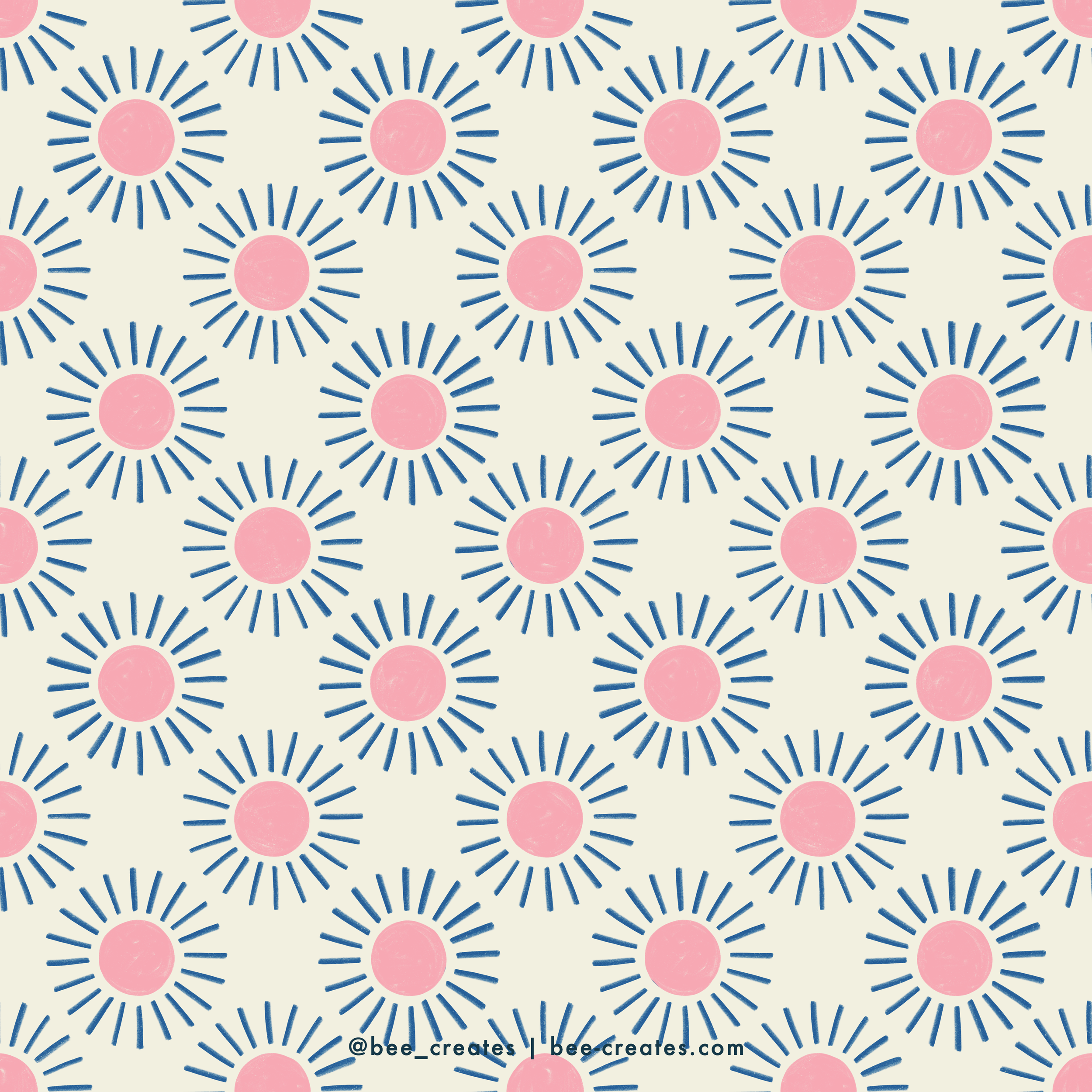 Sunny Side Up - Pink &amp; Blue | BEE25-B53