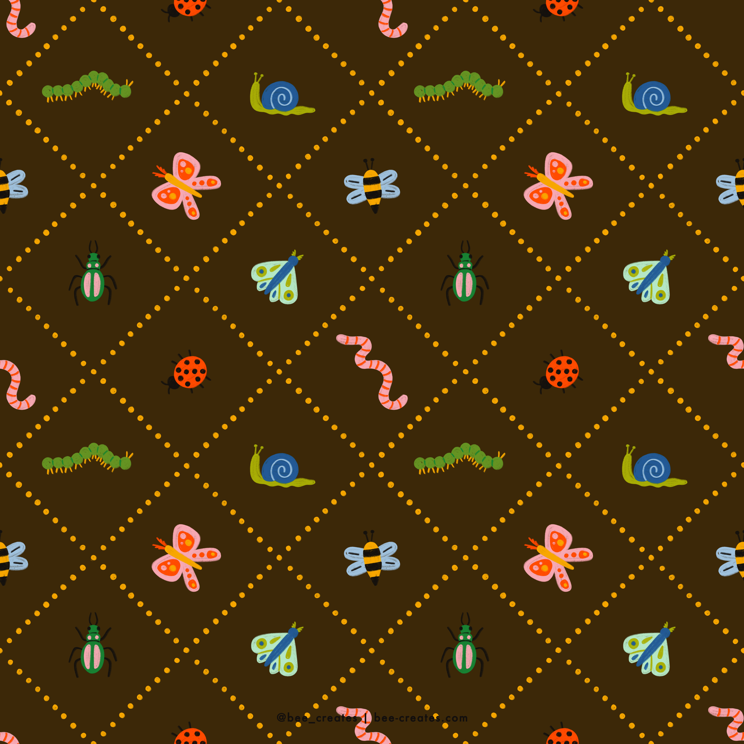 Criss-Cross Critters - Brown | BEE25-C51