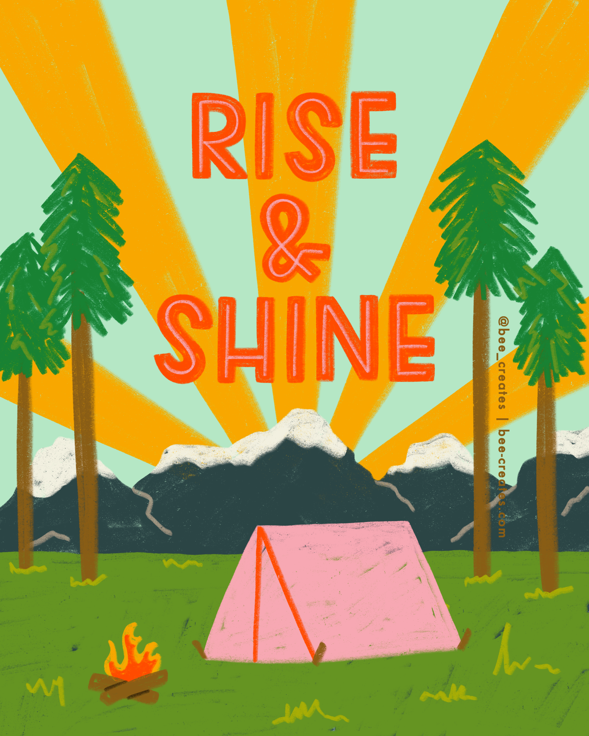 Rise &amp; Shine - Pink | BEE25-D04