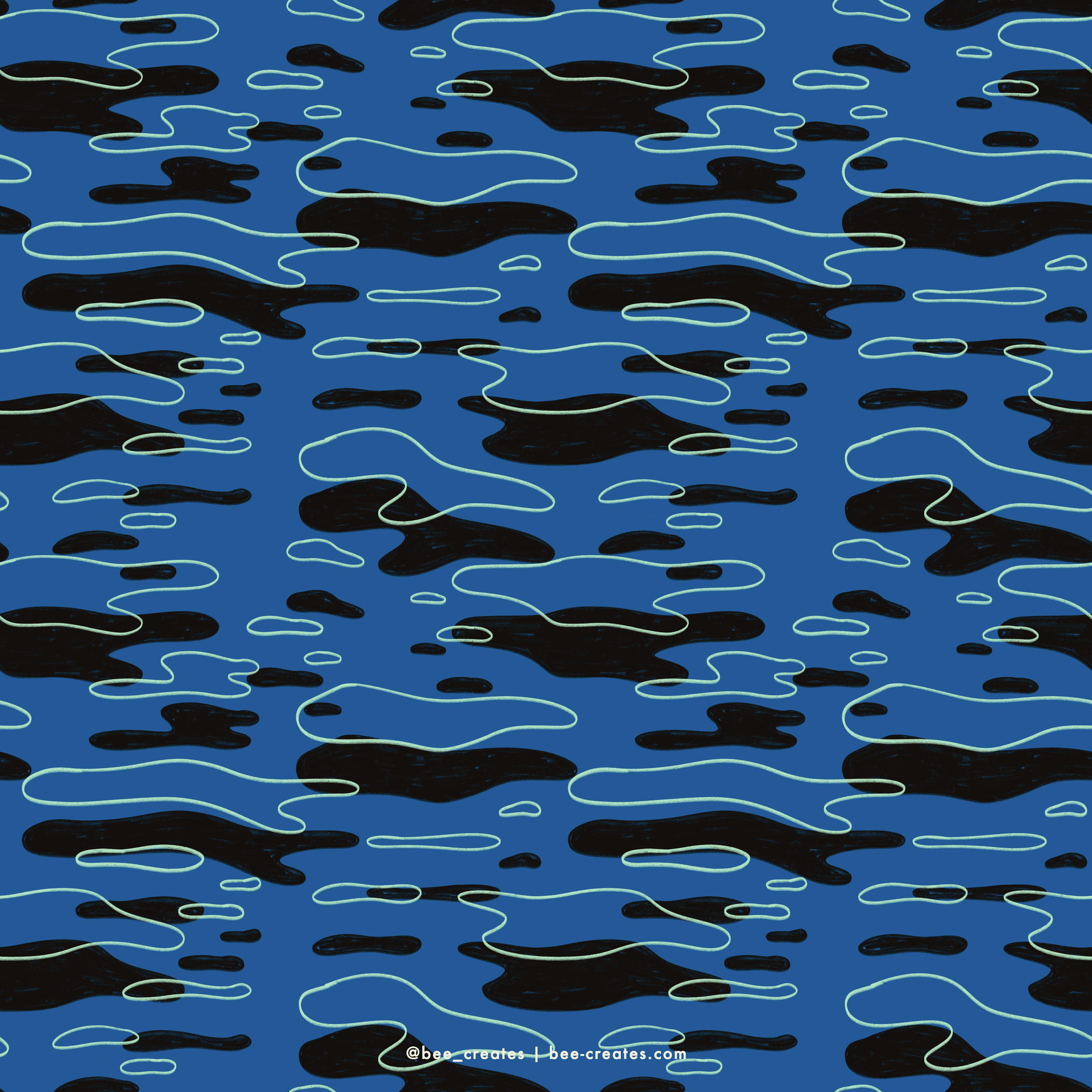 Ripples &amp; Reflections - Blue | BEE25-C71