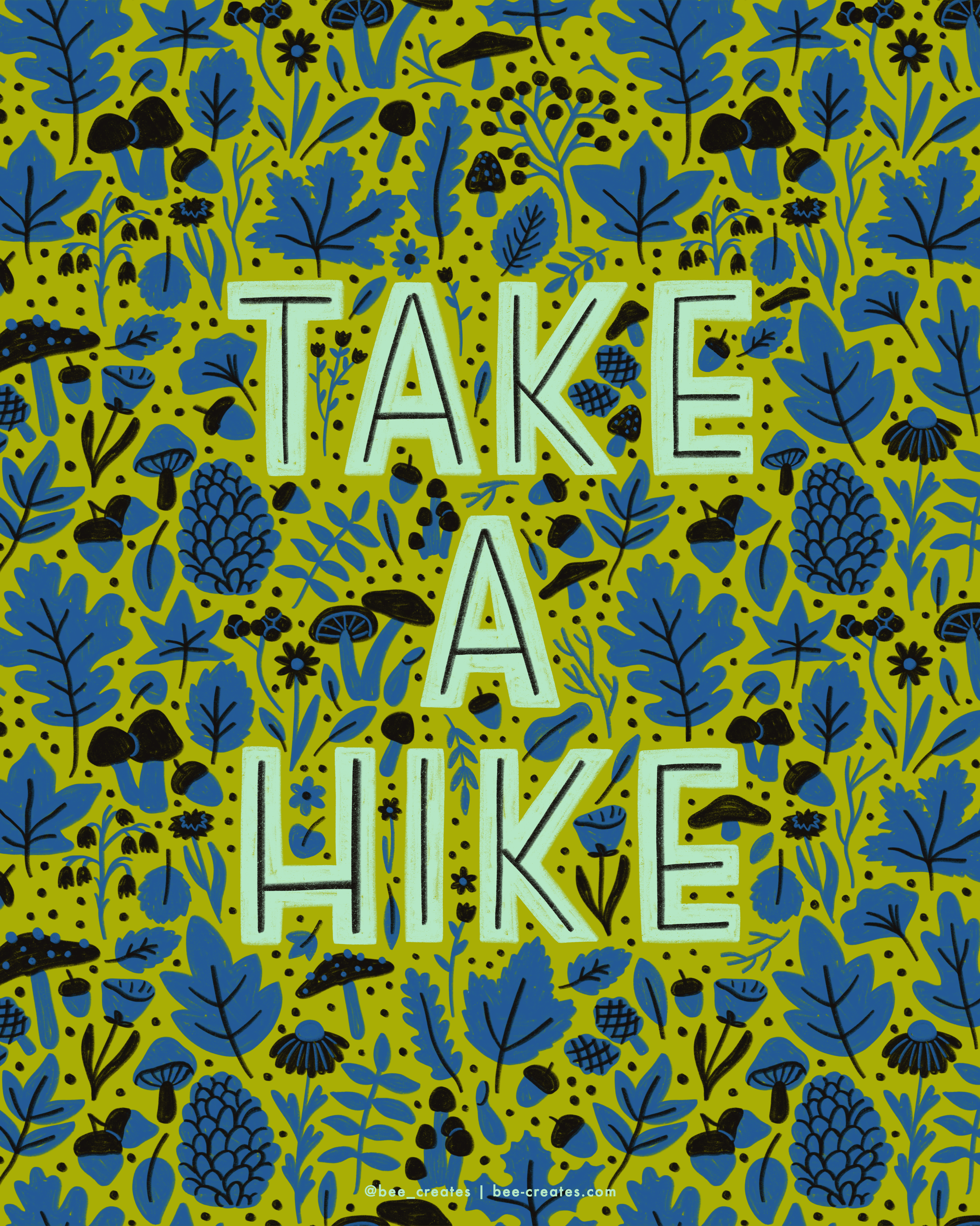 Take A Hike - Mint | BEE25-D08