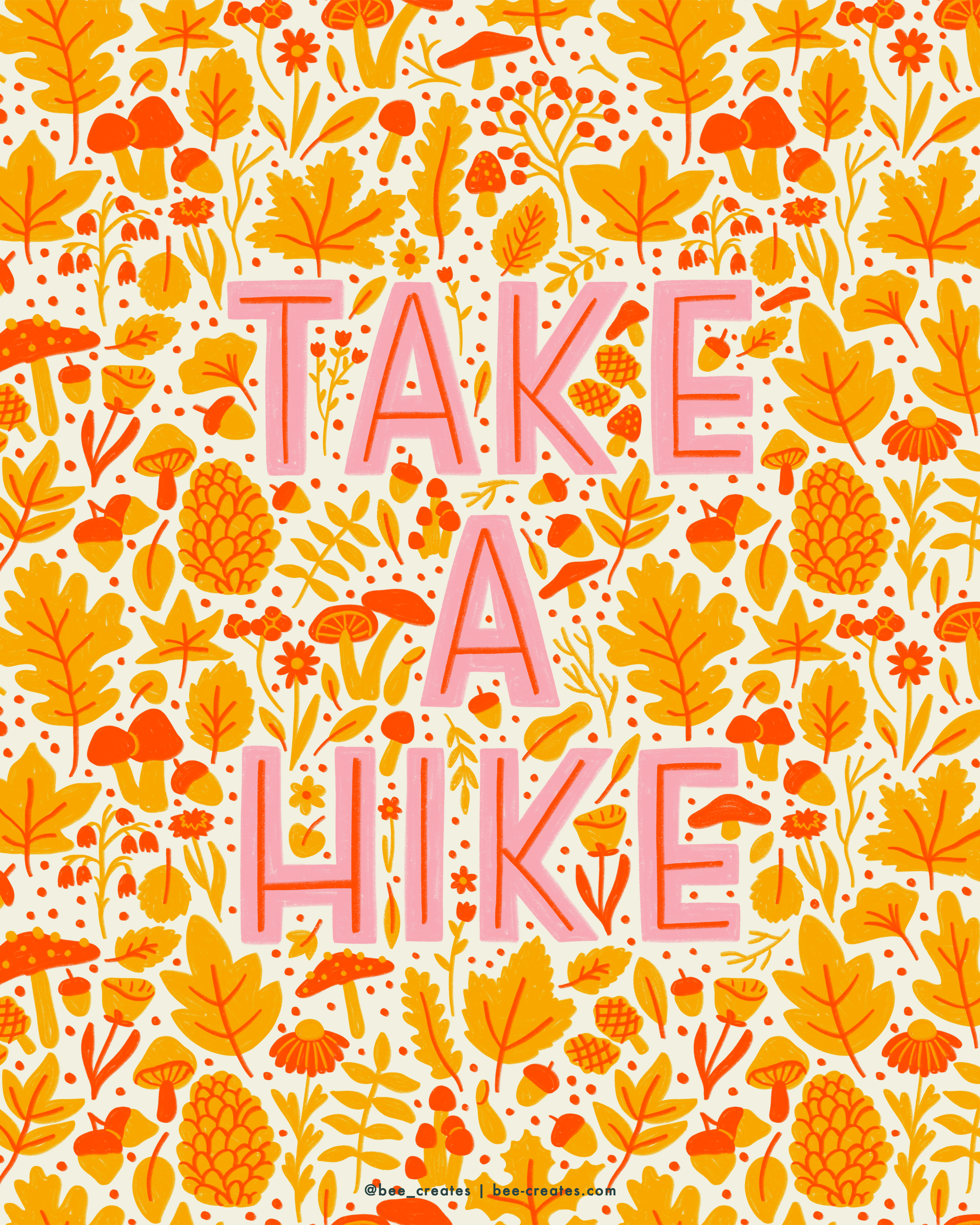 Take A Hike - Pink | BEE25-D11