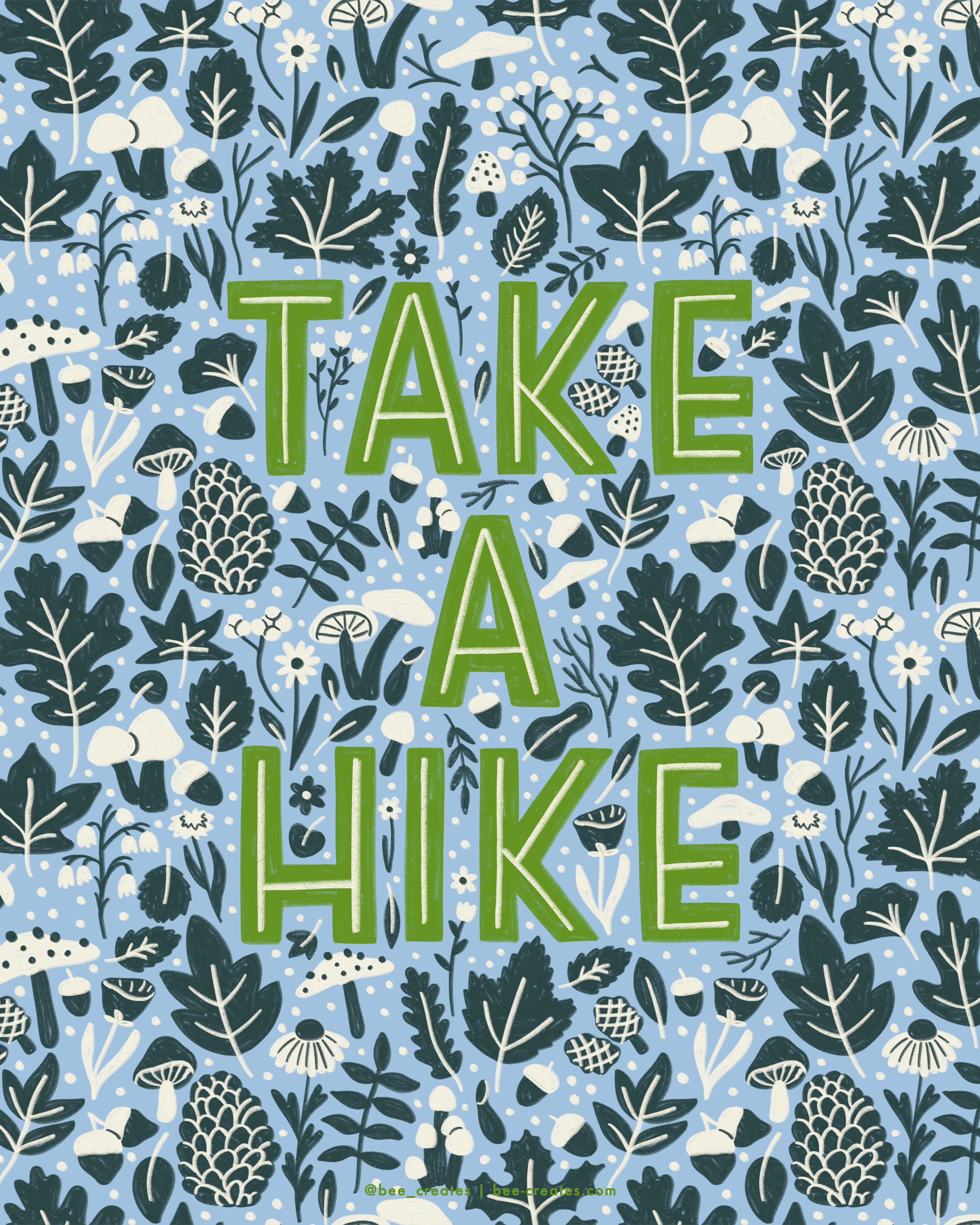 Take A Hike - Kelly Green | BEE25-D12