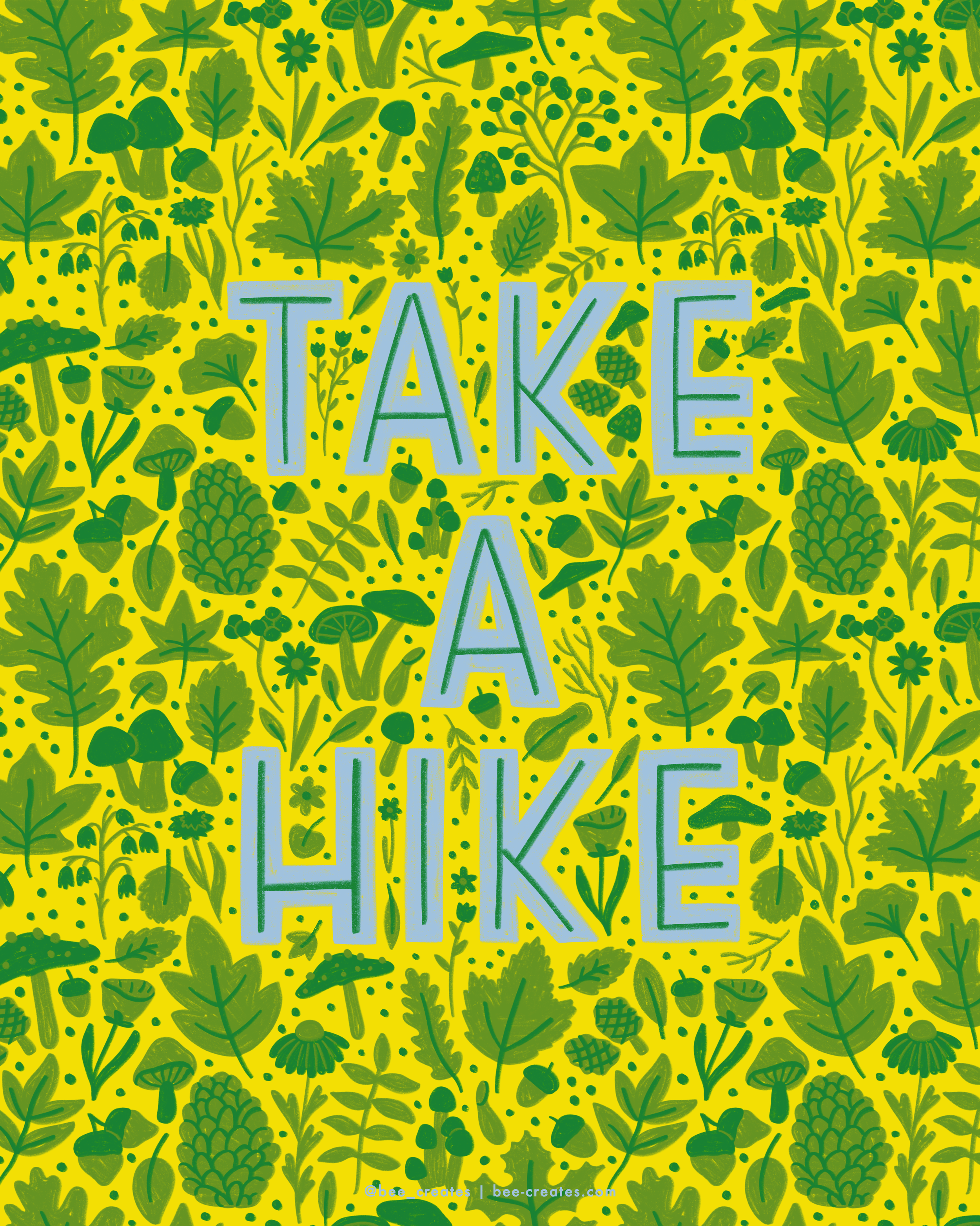 Take A Hike - Light Blue | BEE25-D09