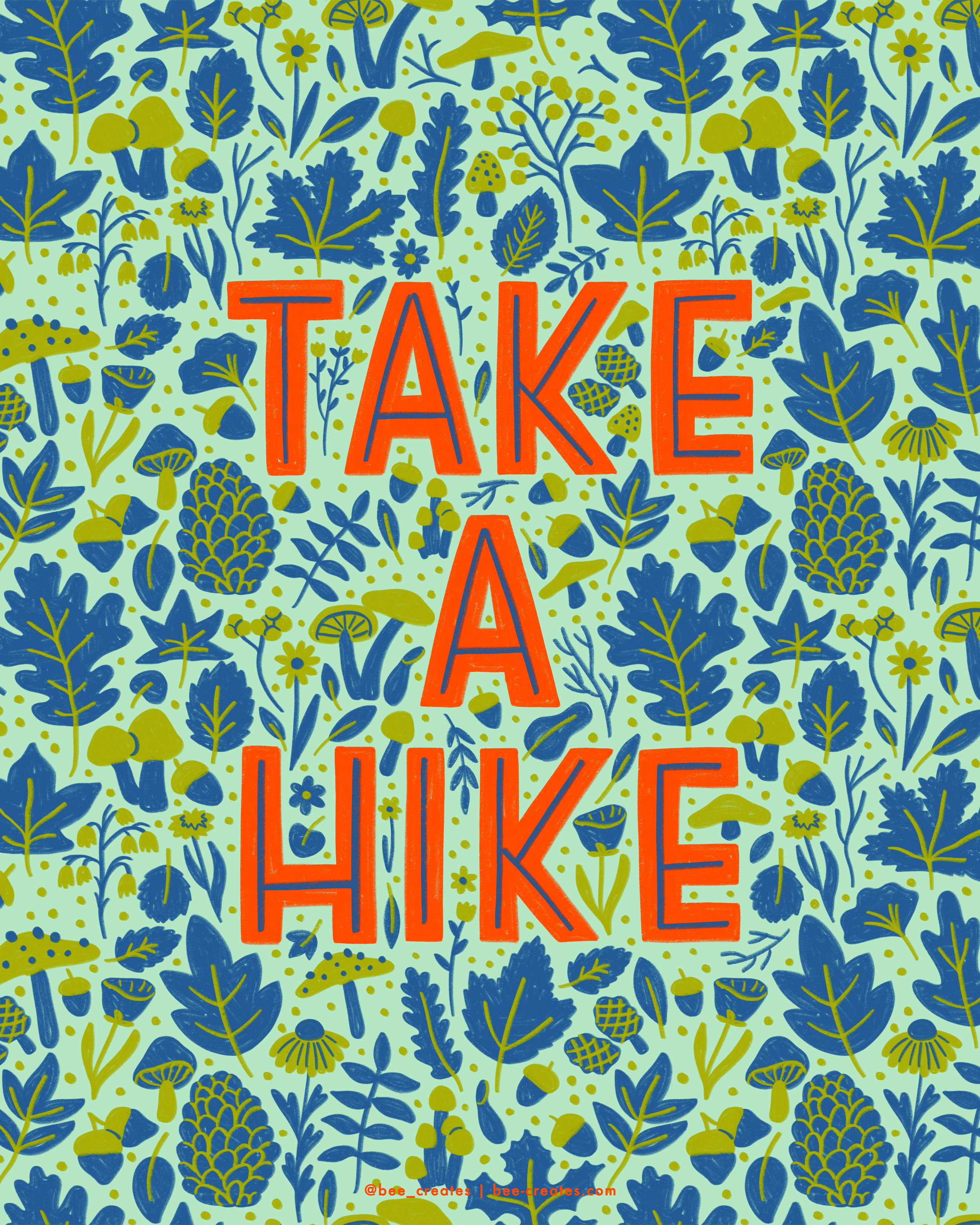 Take A Hike - Red | BEE25-D13