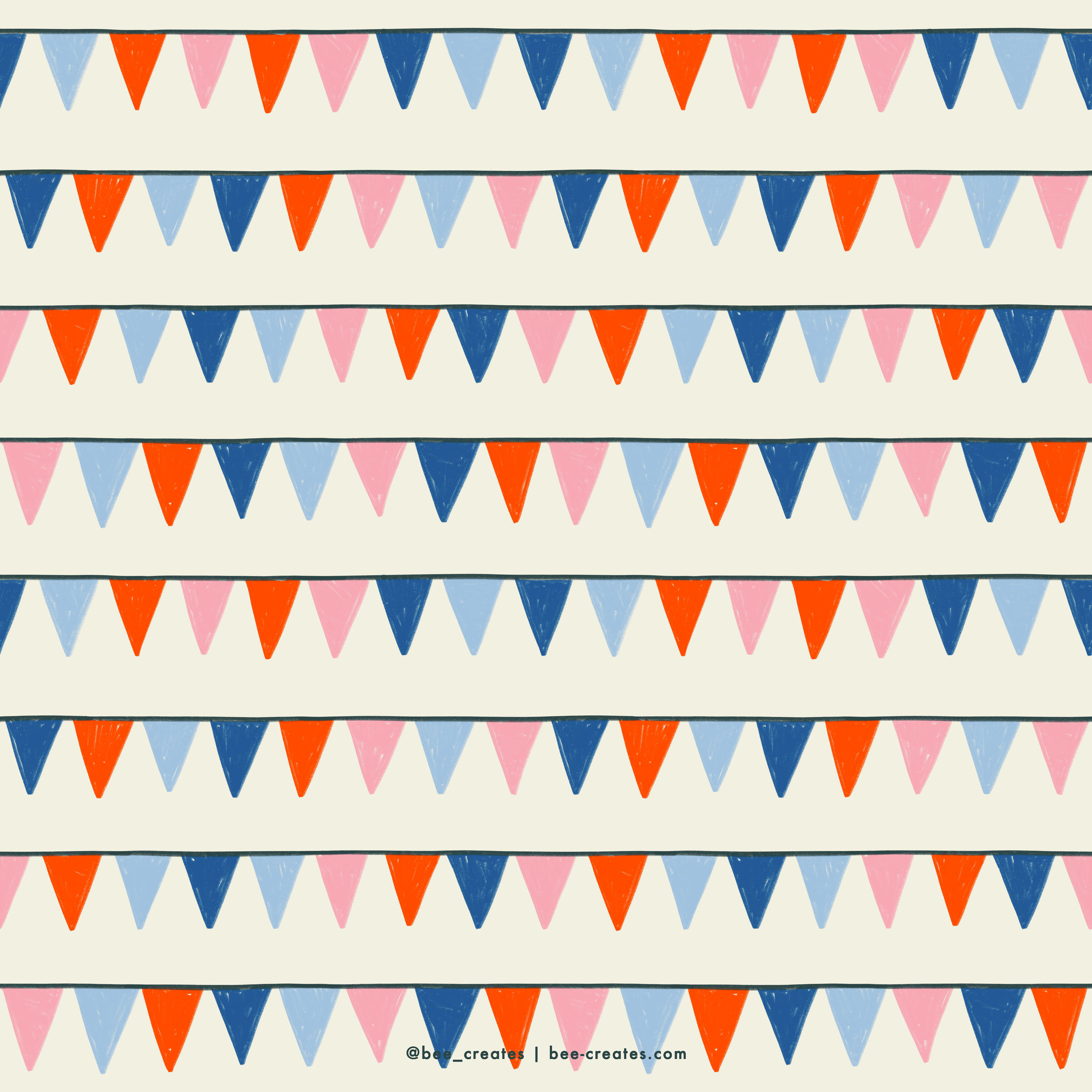 Bunkhouse Bunting - Americana | BEE25-C85