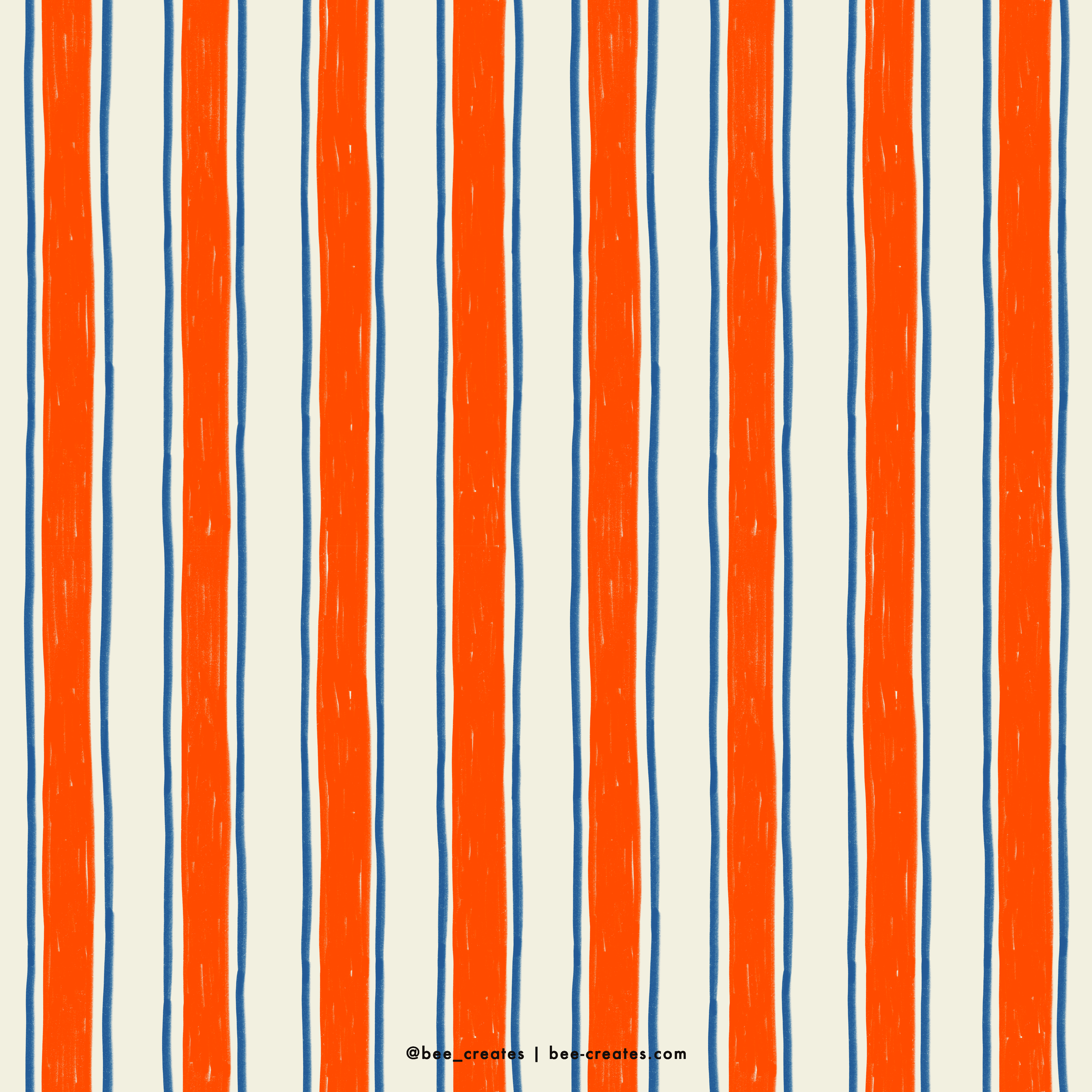 S'more Stripes Please - Red &amp; Blue | BEE25-C90