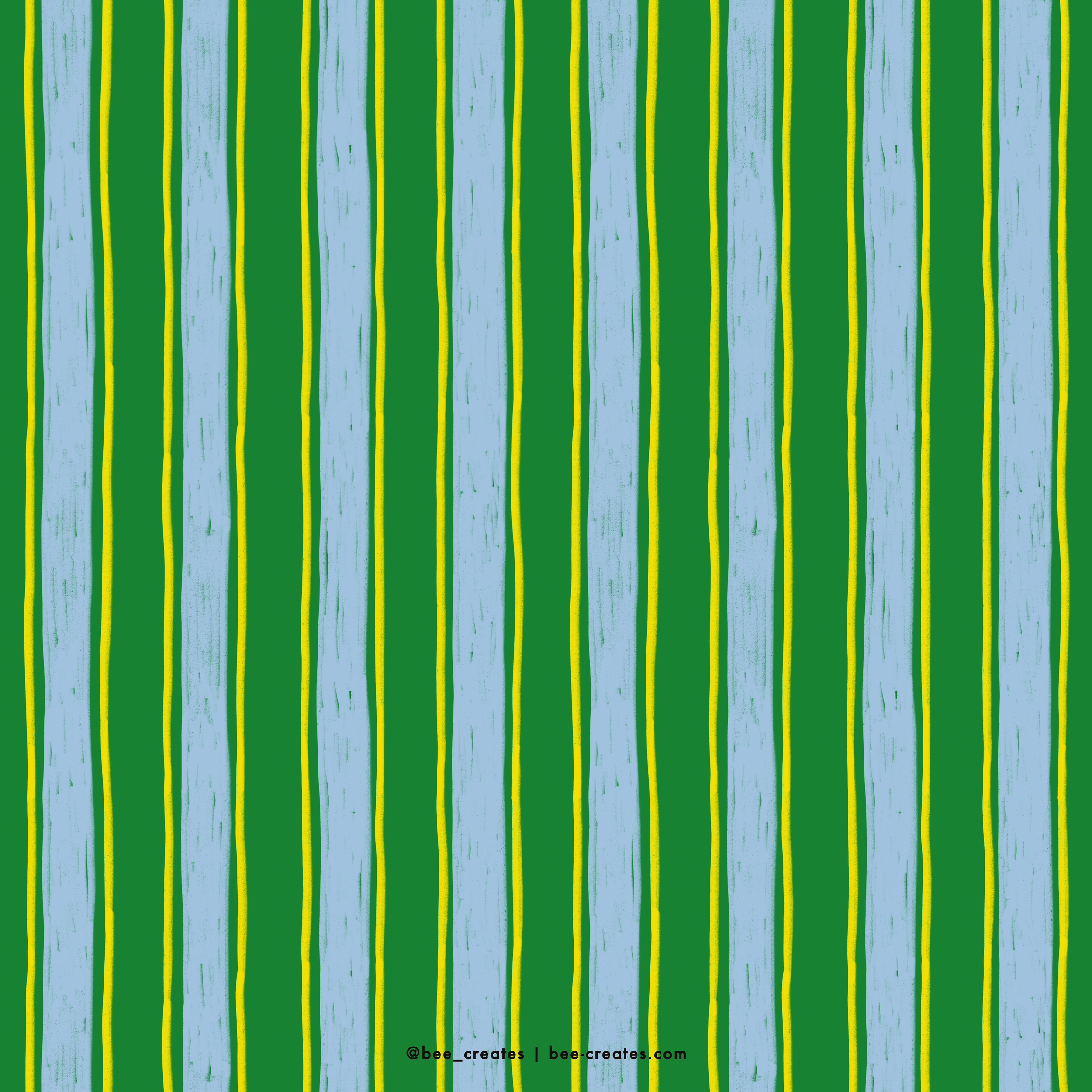 S'more Stripes Please - Light Blue &amp; Yellow | BEE25-C91