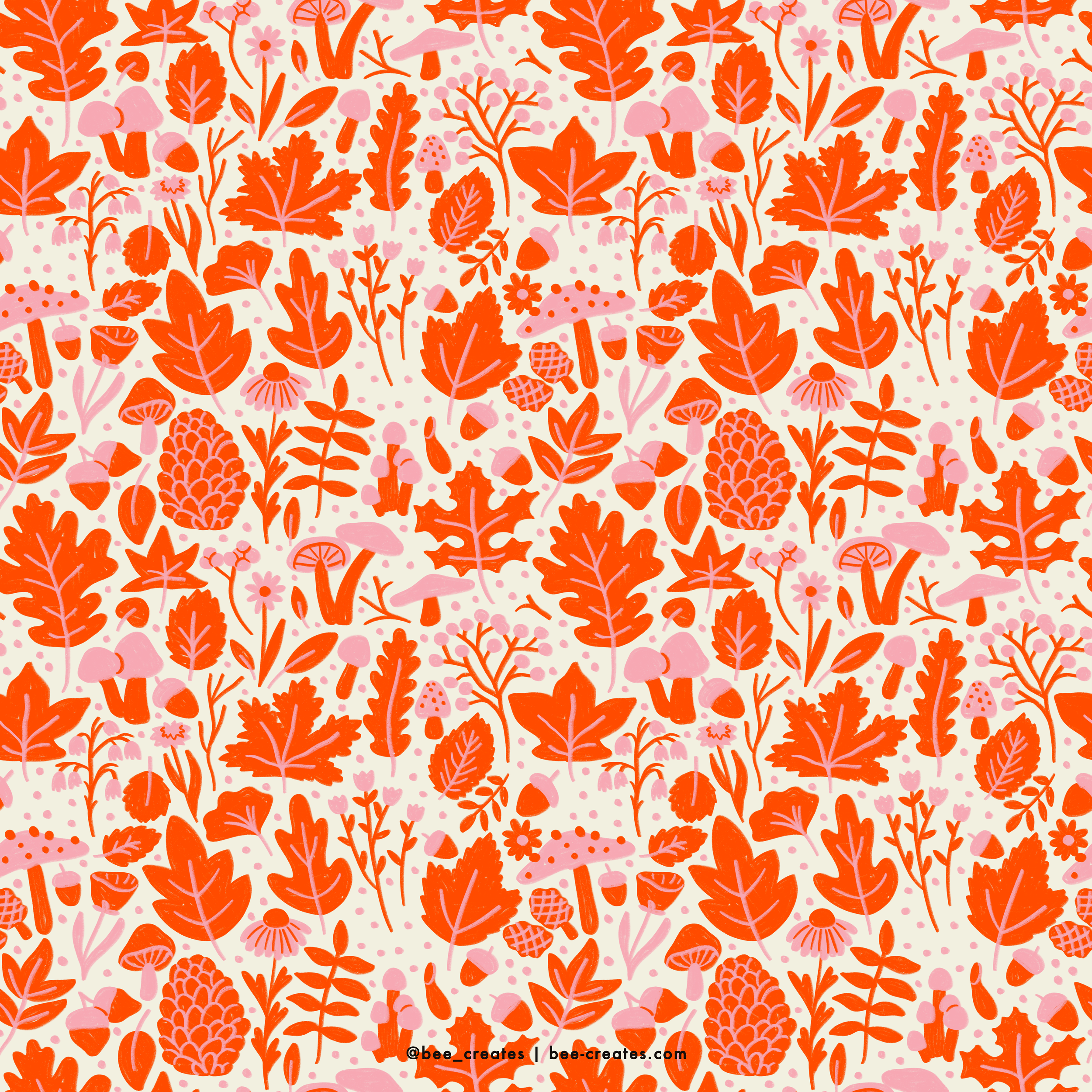 Forest Confetti - White &amp; Red | BEE25-C53