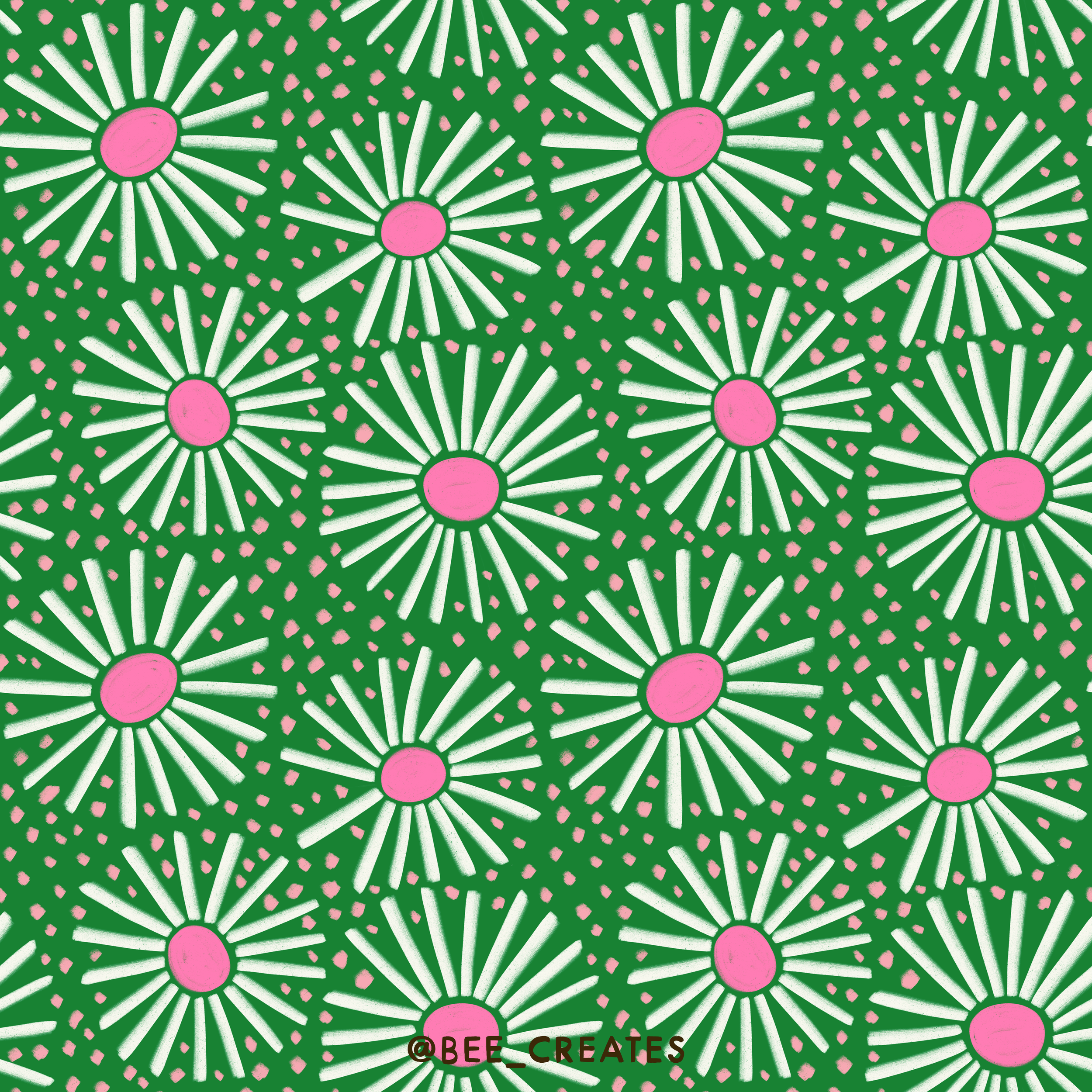 Wildflower - Green | BEE25-D74