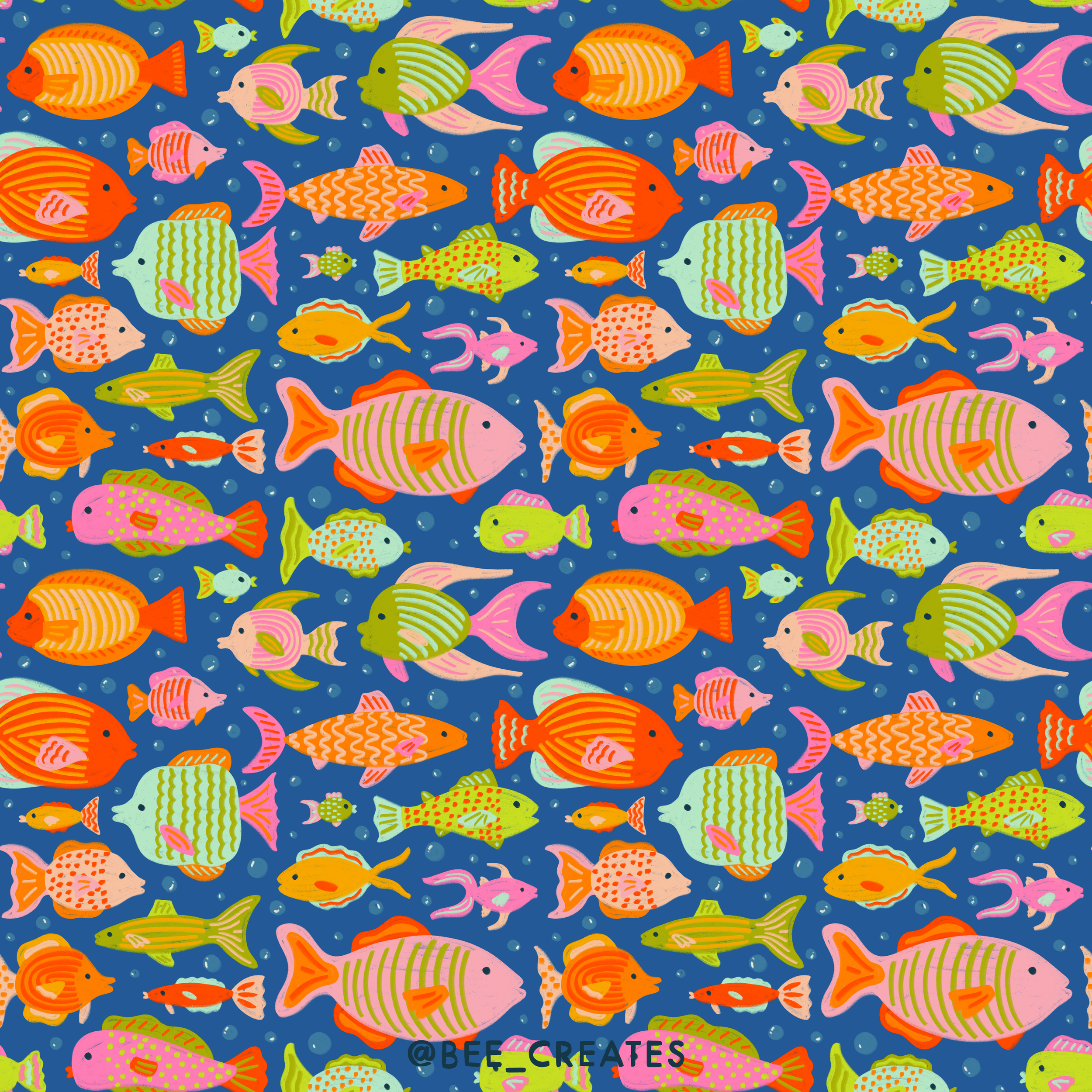 Just Keep Swimming - Cobalt | BEE25-E01