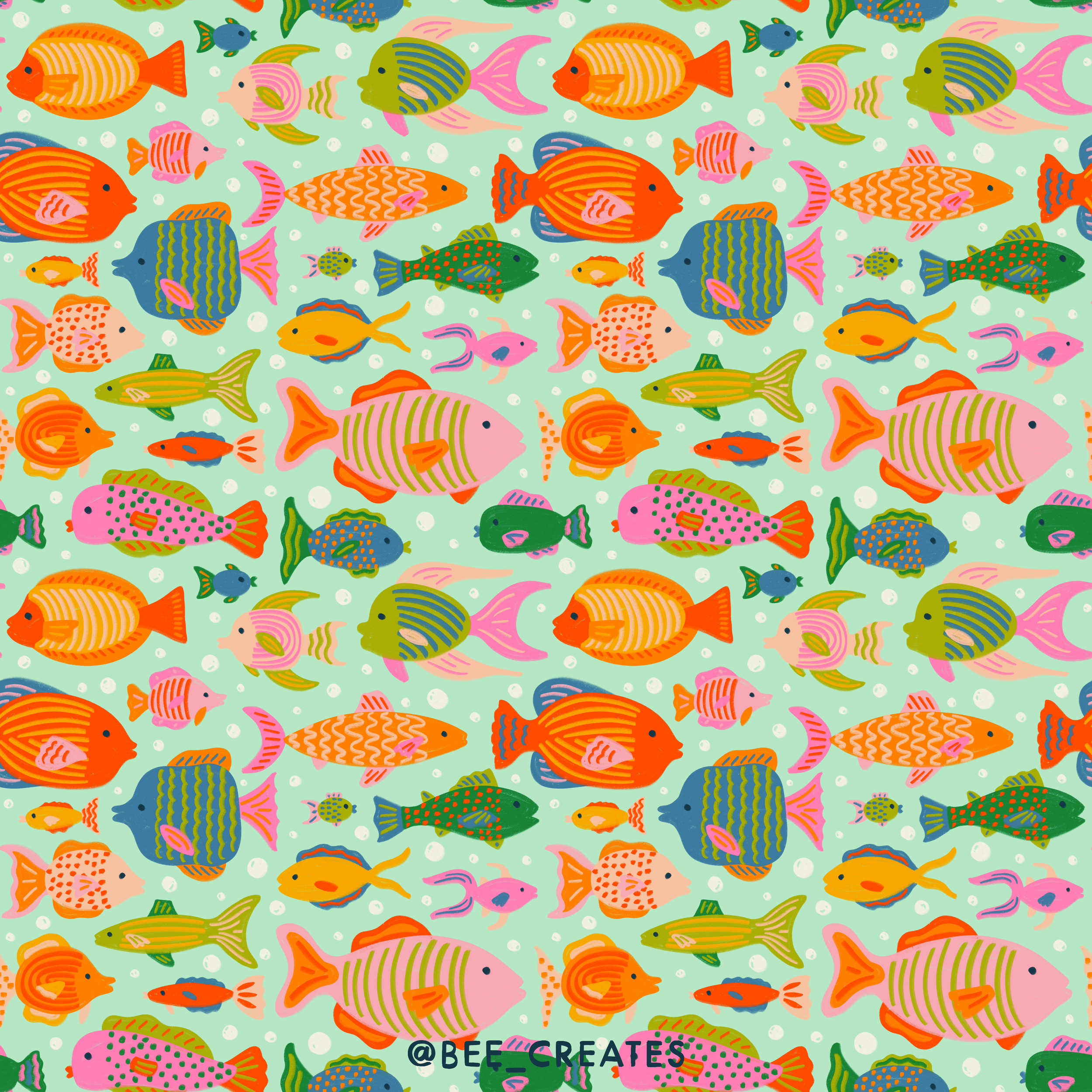 Just Keep Swimming - Aqua | BEE25-E03