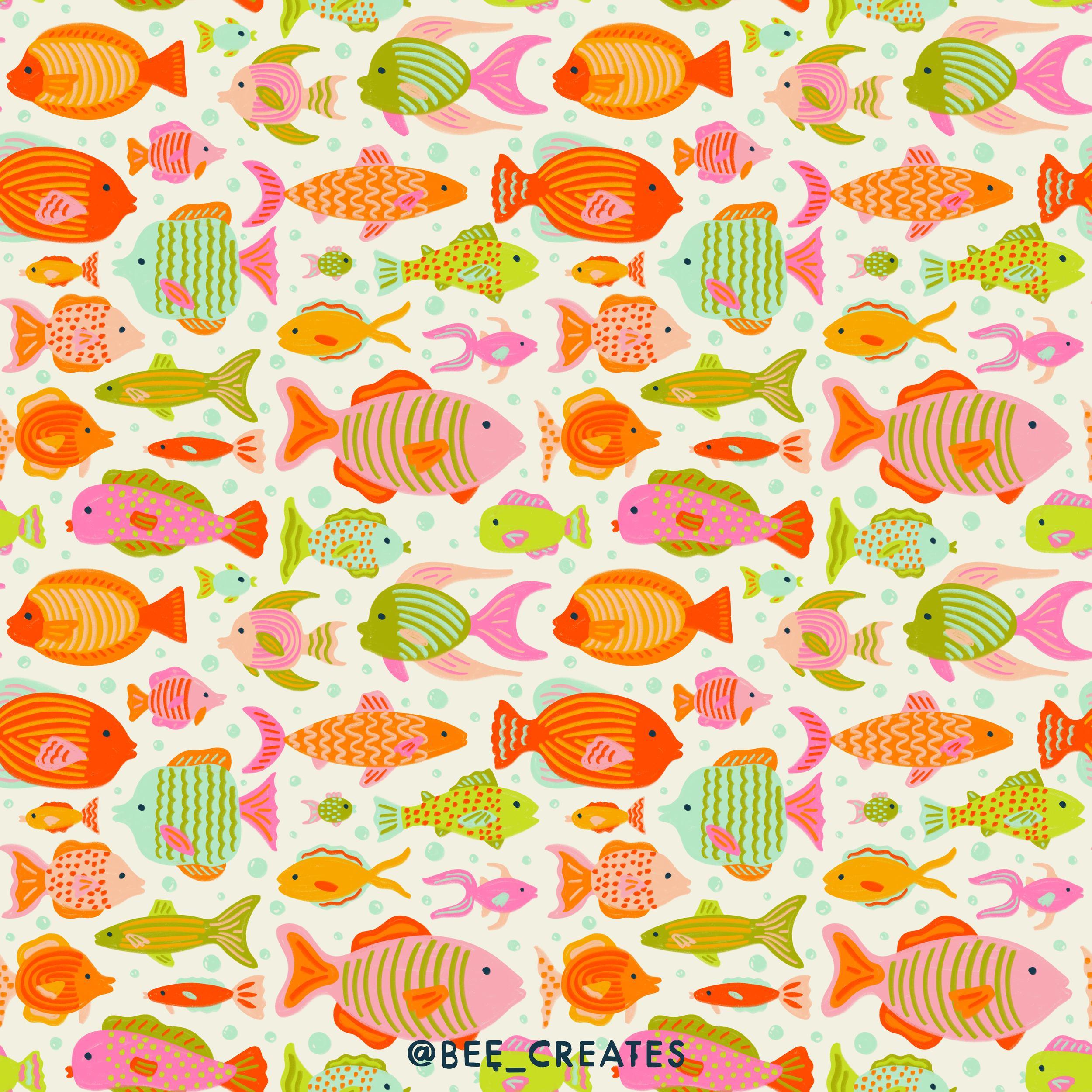 Just Keep Swimming - White | BEE25-E04