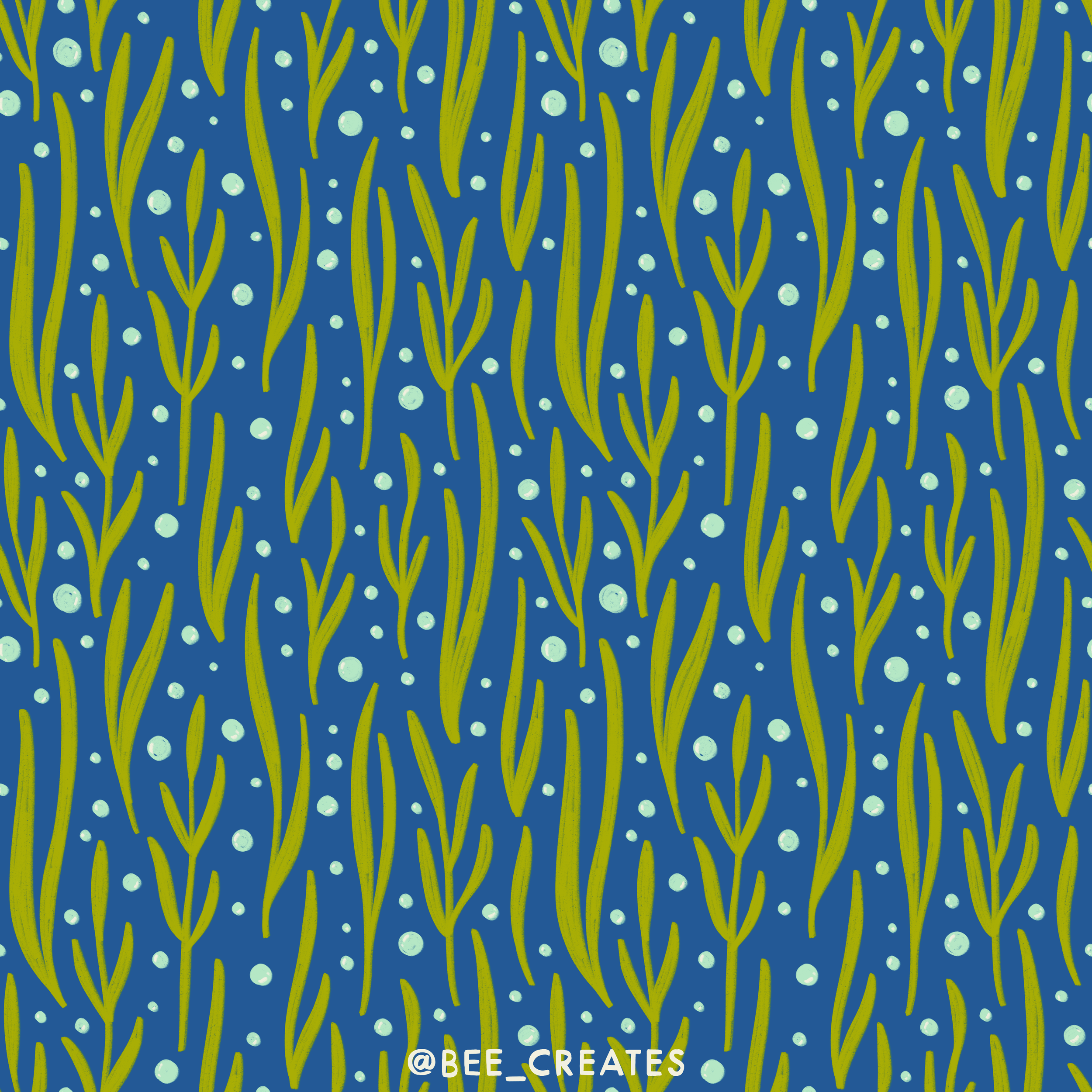 Seaweed Be Friends - Cobalt | BEE25-E28