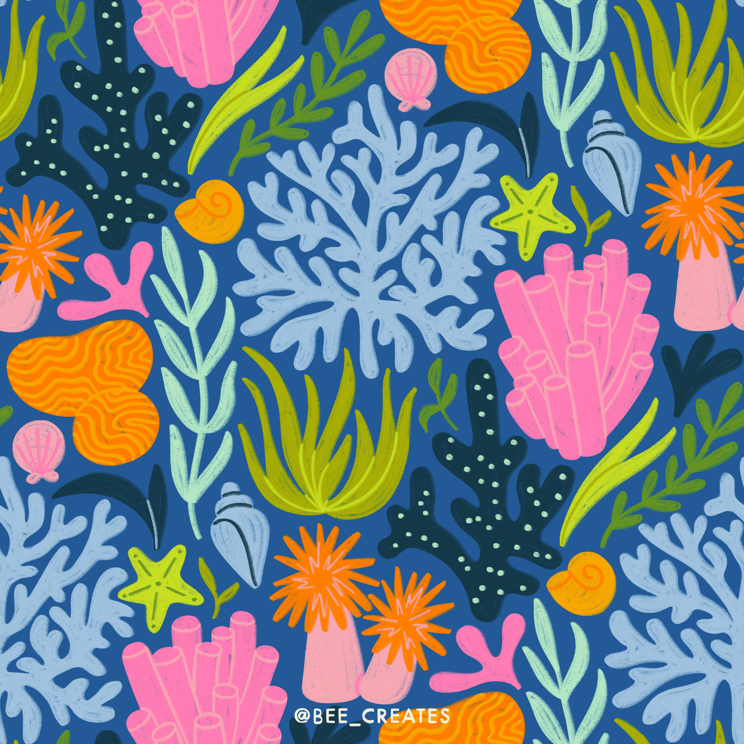 Ocean Bloom - Cobalt Multi | BEE25-E11