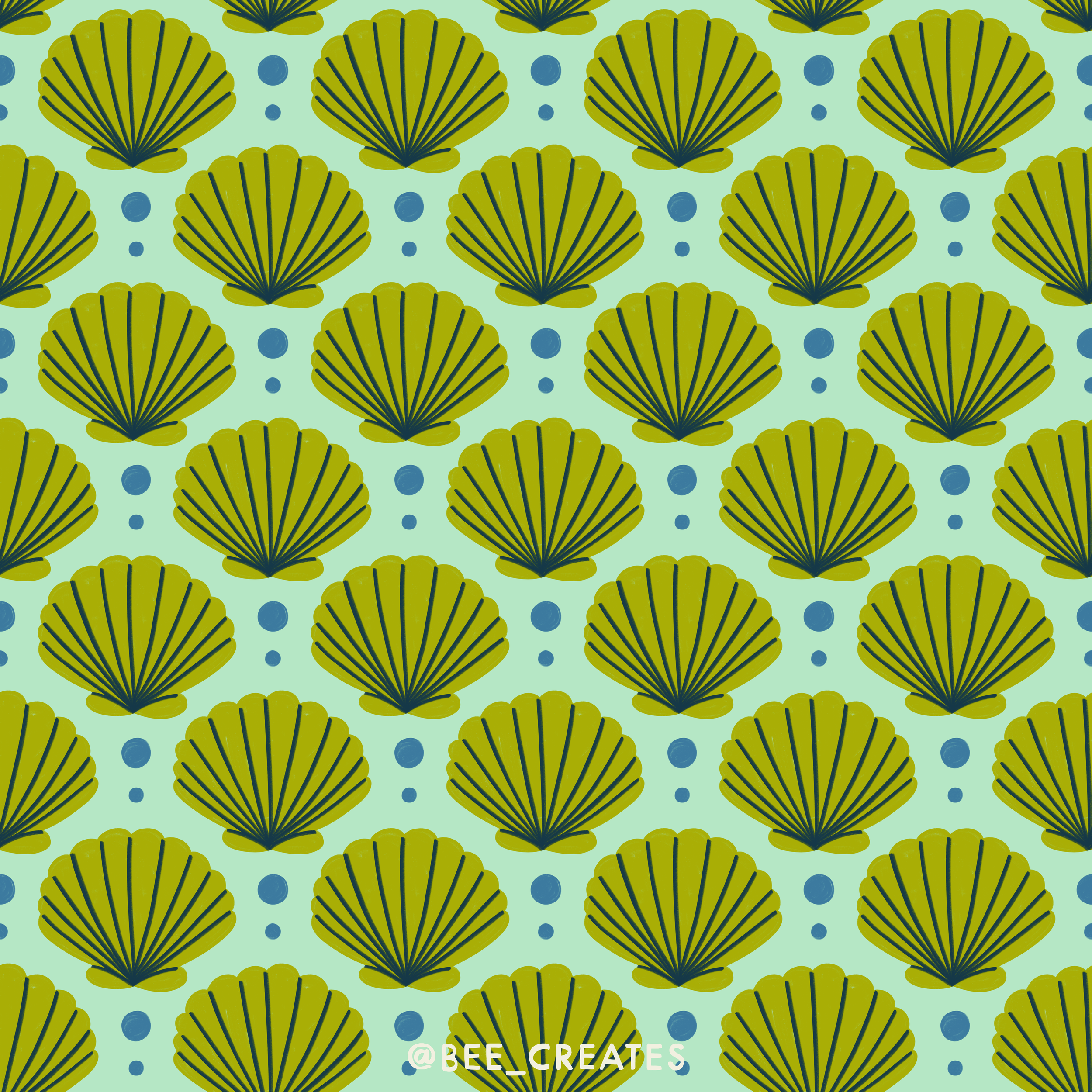 Sea You Soon - Aqua &amp; Olive | BEE25-E59