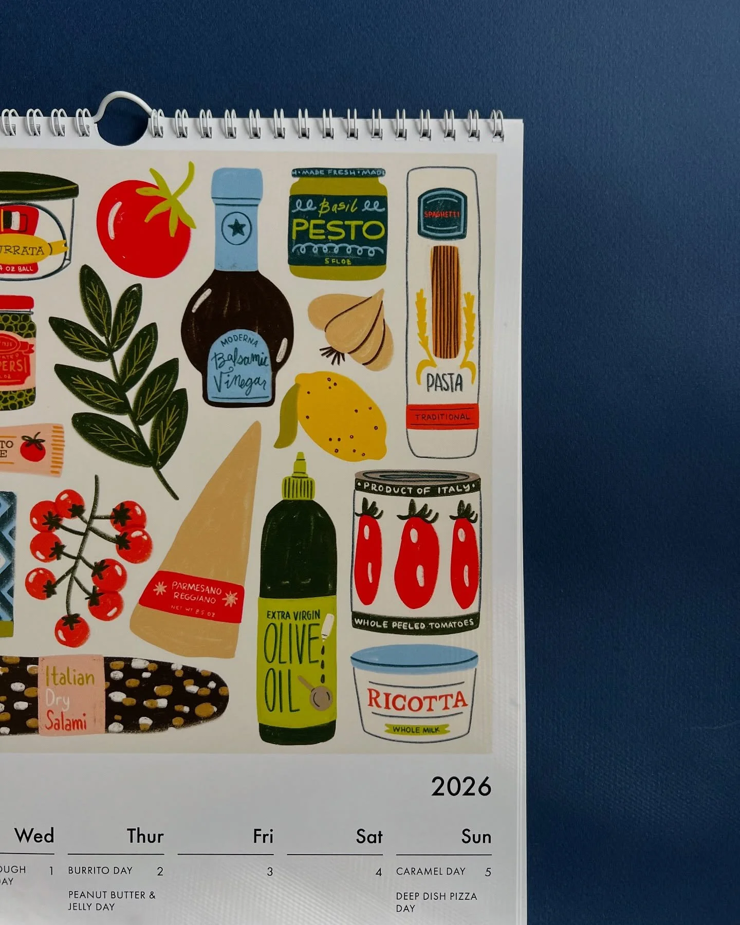 April 🍅🍋🫒🍝🧀🥫

My very first illustrated calendar is here and I am thrilled with how it turned out! ✨

Each month features a colorful, food-themed illustration printed at 8x10, so you can easily cut and frame your favorites once the month is ove