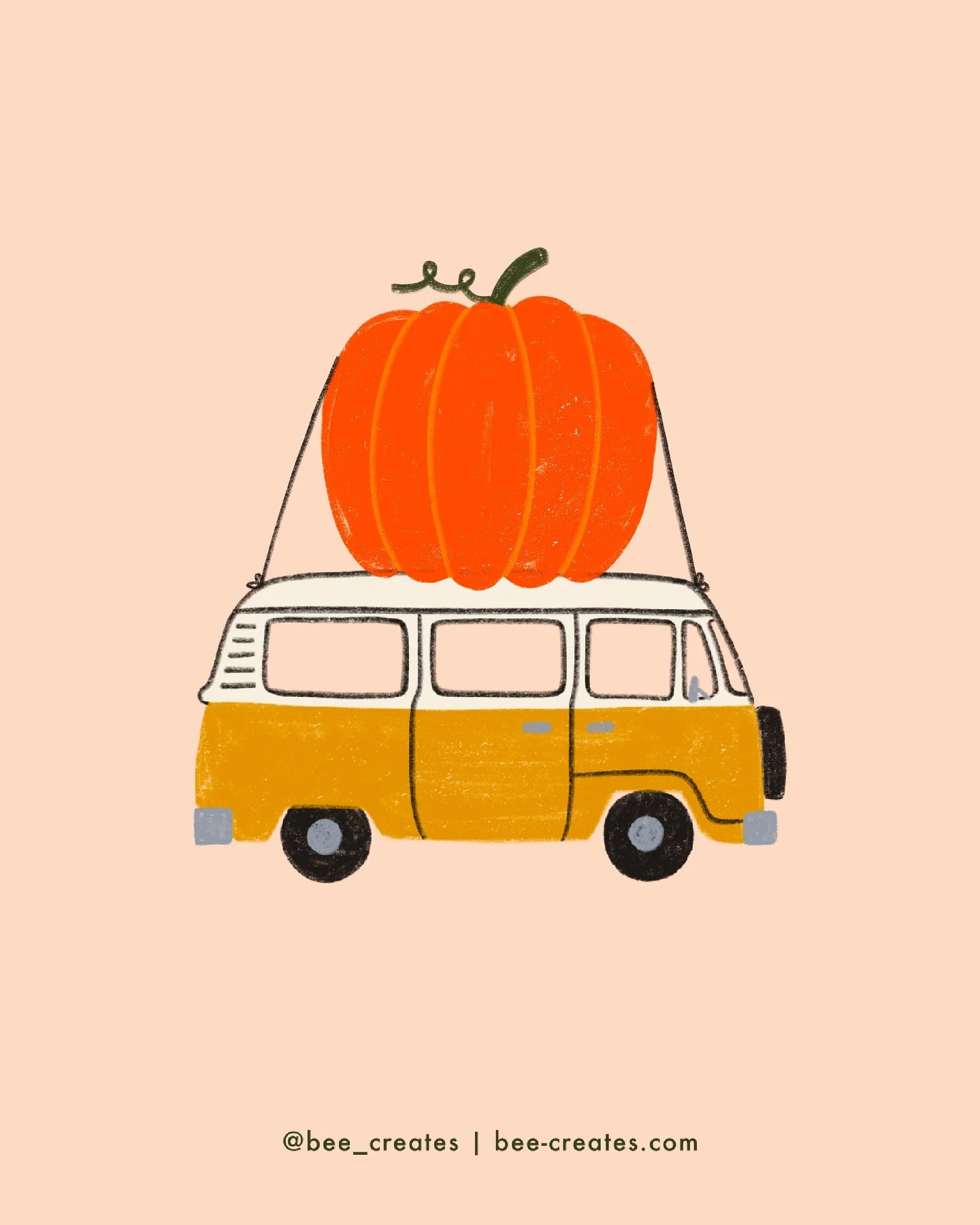 So it&rsquo;s already the middle of November?? What&rsquo;s going on!

Fall - Autumn- Surface Design - Illustration - Leaves - Pumpkin - Whimsical - VW Bus