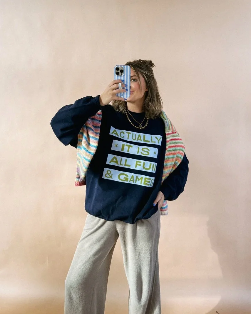 Here&rsquo;s a little reminder that it&rsquo;s not really all that serious 🍦

Colorful custom work for @shopettaandeast