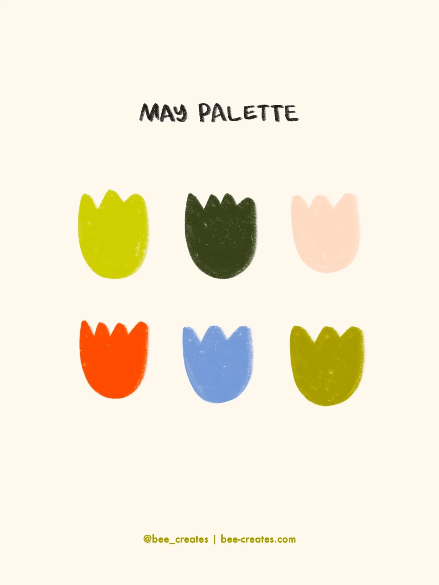 Which one is your fav??? We are in peak spring and I&rsquo;m V happy about it!

Spring Colors | Color Palettes | Flowers | Joyful Art