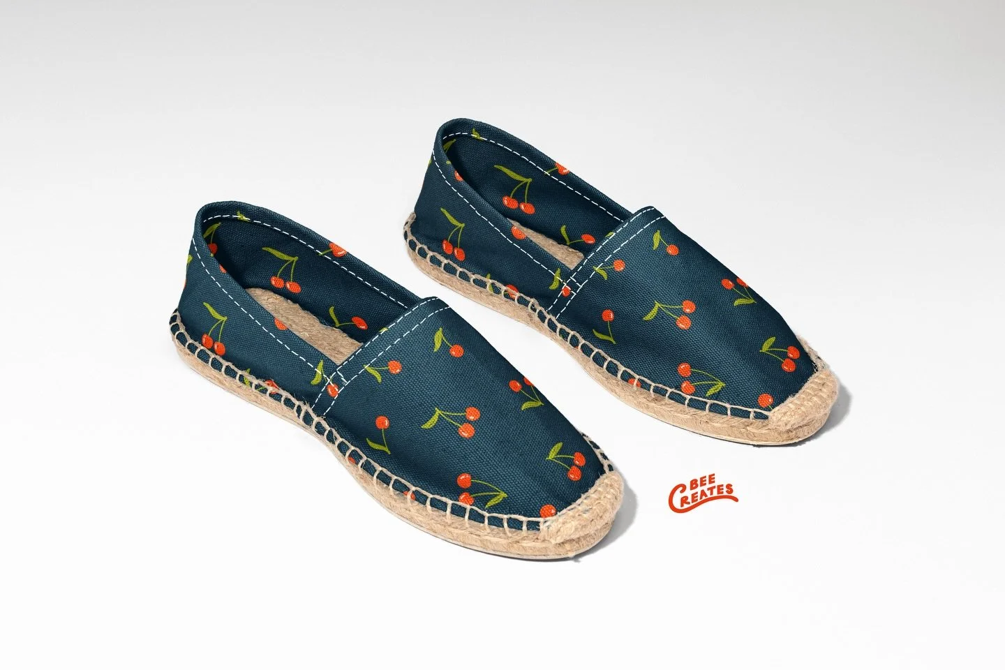 I 100% need cherry shoes for the summer! I also feel like this pattern would look cute on pretty much anything 🍒 What do you think this art would look good on??

This piece is currently available for licensing. It&rsquo;s from my newest surface desi