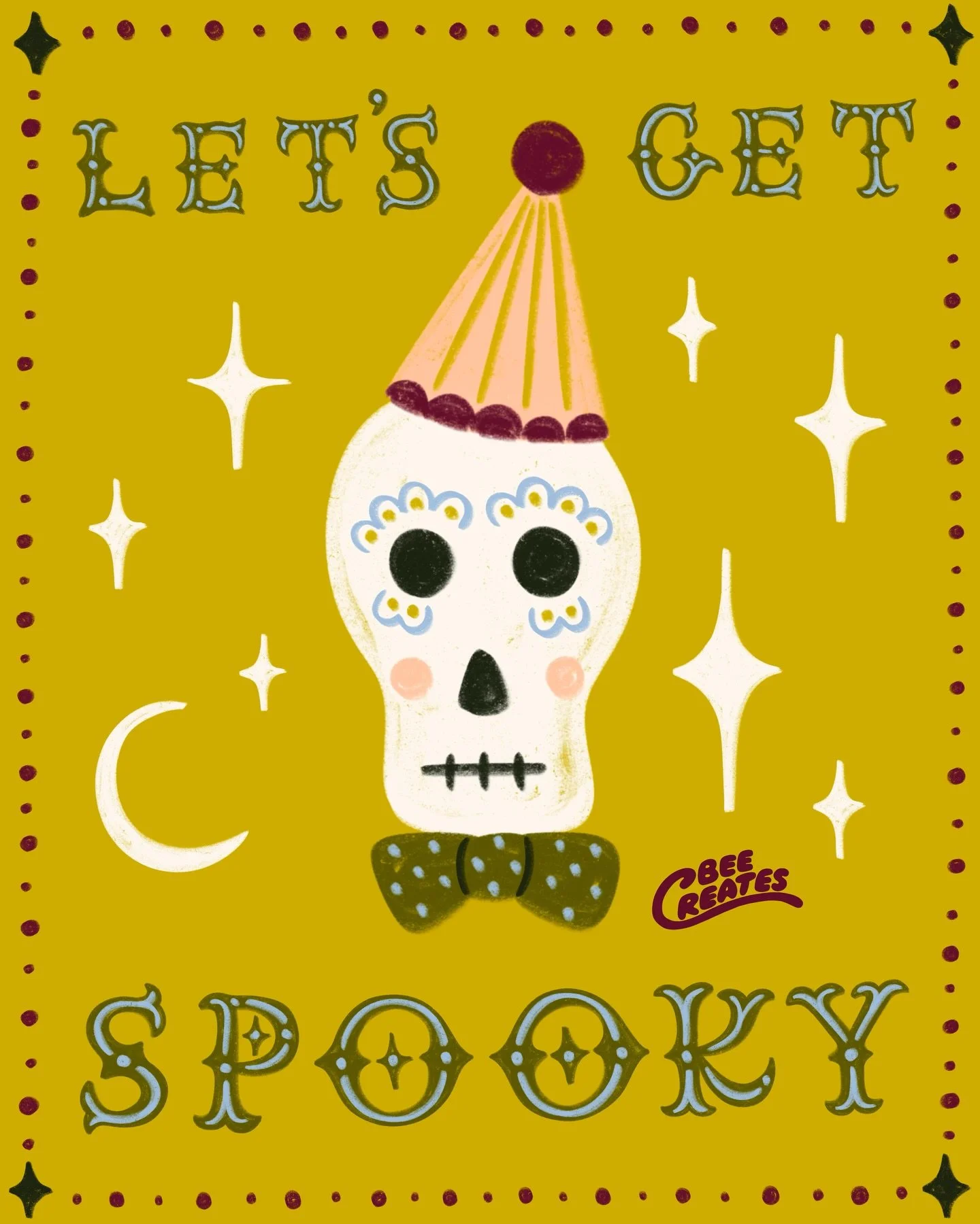 Please somebody license this because I&rsquo;m obsessed with it 💀

Happy Halloween | Spooky | October Vibes | Fall Aesthetic | Repeat Pattern | Surface Design | Art for Licensing | Vintage Halloween | Retro Art | Skull