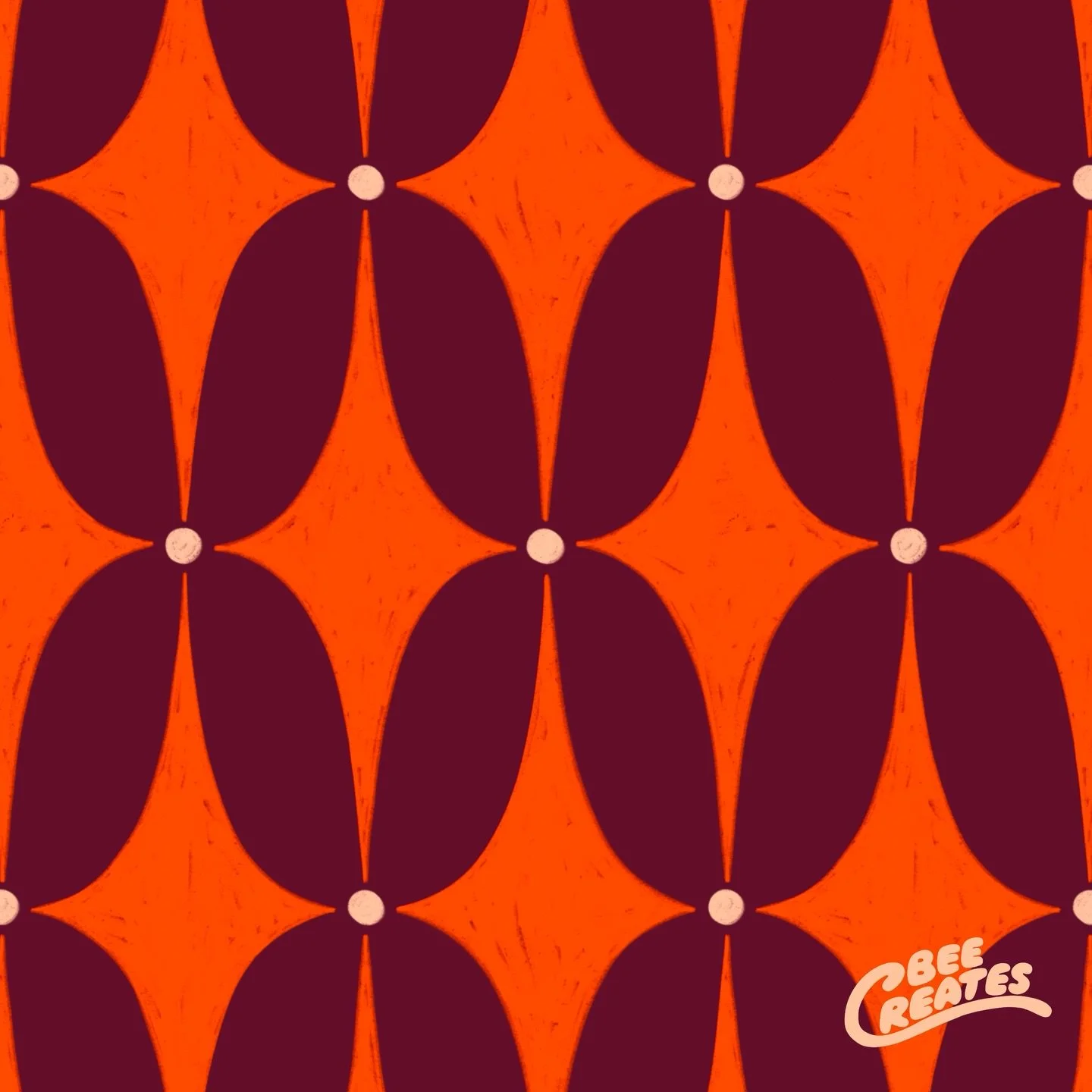 I love how this looks like both glittery diamonds and flowers at the same time 🤩

Happy Halloween | Spooky | October Vibes | Fall Aesthetic | Repeat Pattern | Surface Design | Art for Licensing | Vintage Halloween | Retro Art