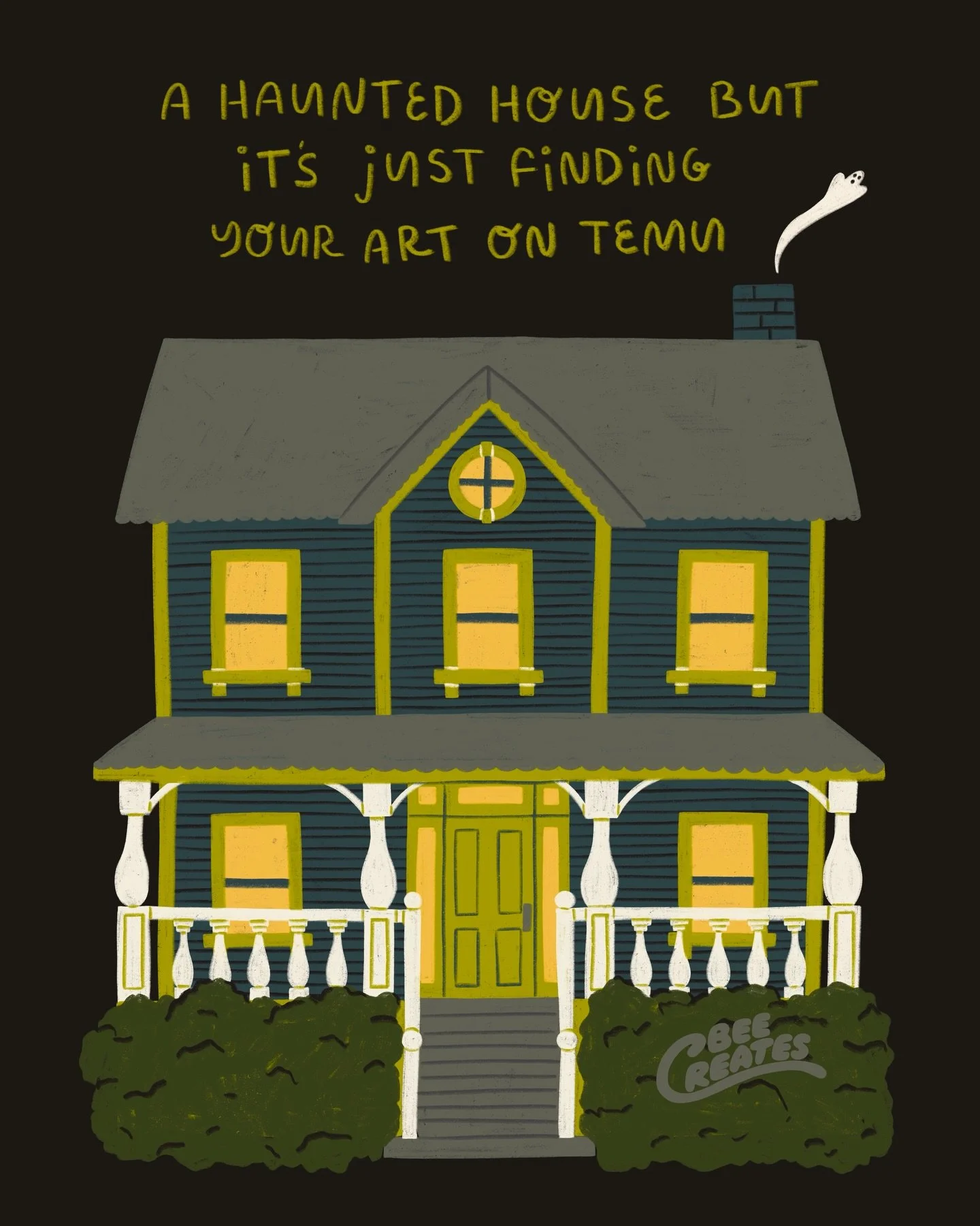 Sorry for the jump scare on this post 👻

Haunted House | Happy Halloween | Artist Problems | Spooky Season | Festive Illustration