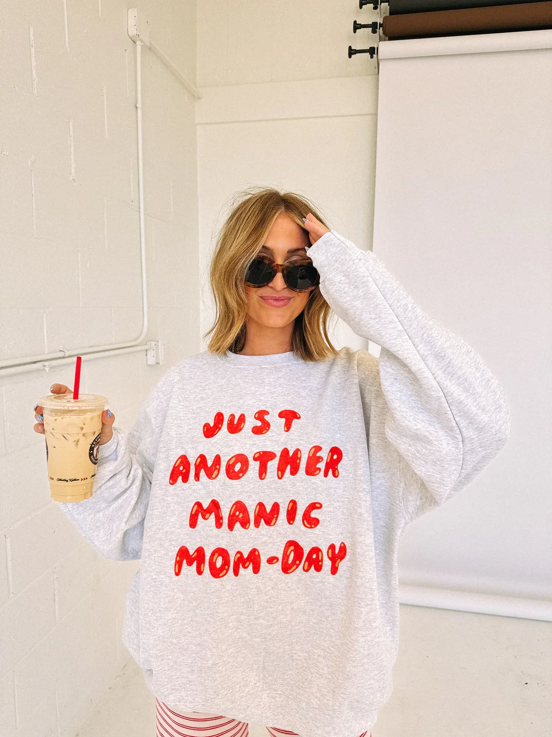 Just Another Manic Mom Day Sweatshirt