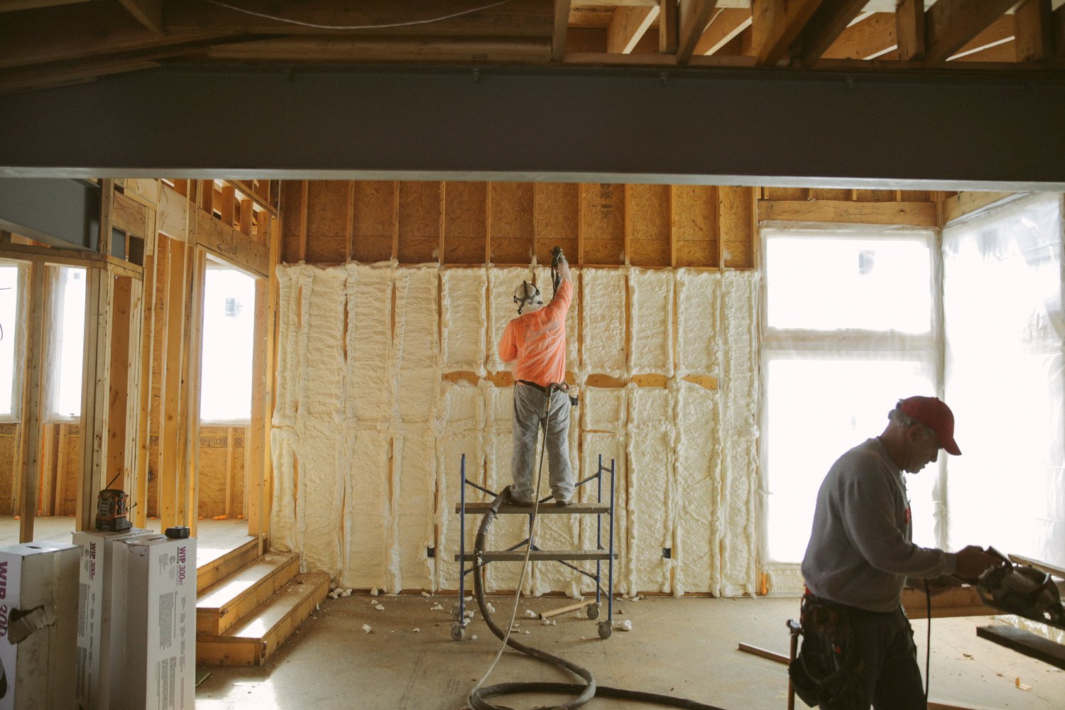 🌟 Sit back, relax, and let us handle the rest! 🌟
-
Our expert spray foam insulation installers work hard, ensuring your project is cozy and energy-efficient. While they work their magic, you can relax knowing we've got you covered!
-
Learn more abo