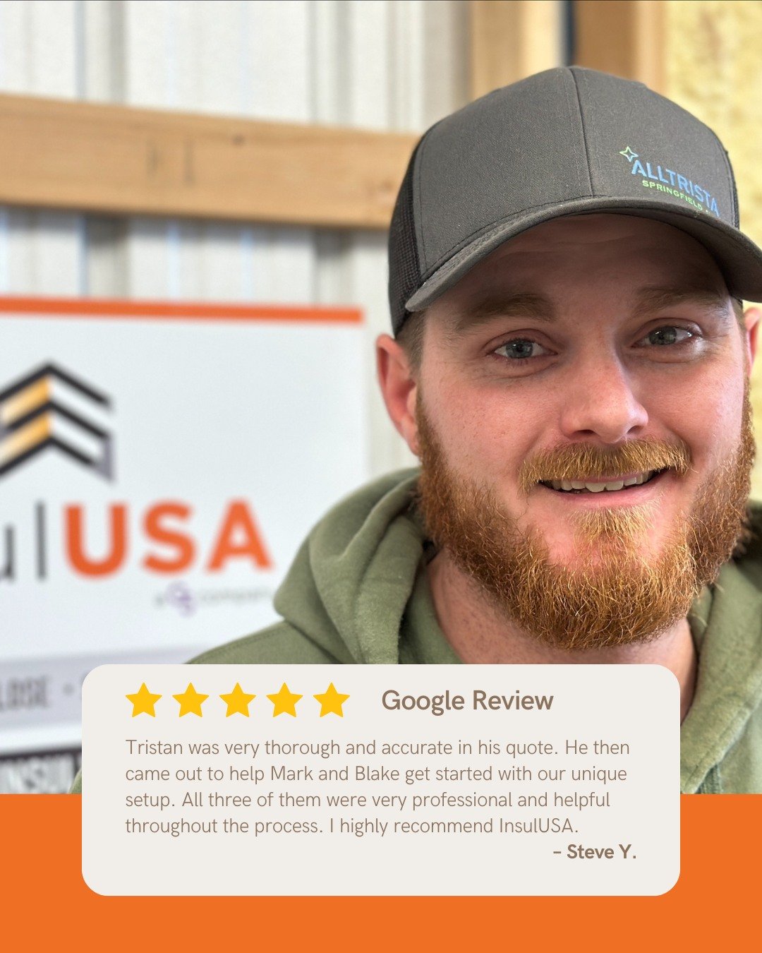 Meet Tristan &mdash; one of the many reasons people love working with @insulusa ! ⭐

He started with us as an installer and has grown into a key member of our sales team. Thanks to his hands-on experience in the field, Tristan brings a level of insig