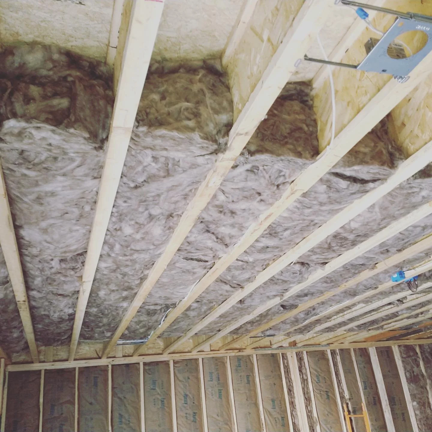 Midfloor insulation &amp; sound attenuation. Ever lived somewhere where you could hear noise from the floor above/below you? By insulating the midfloors between the two, you can knock down and virtually eliminate the sound transmission between floors