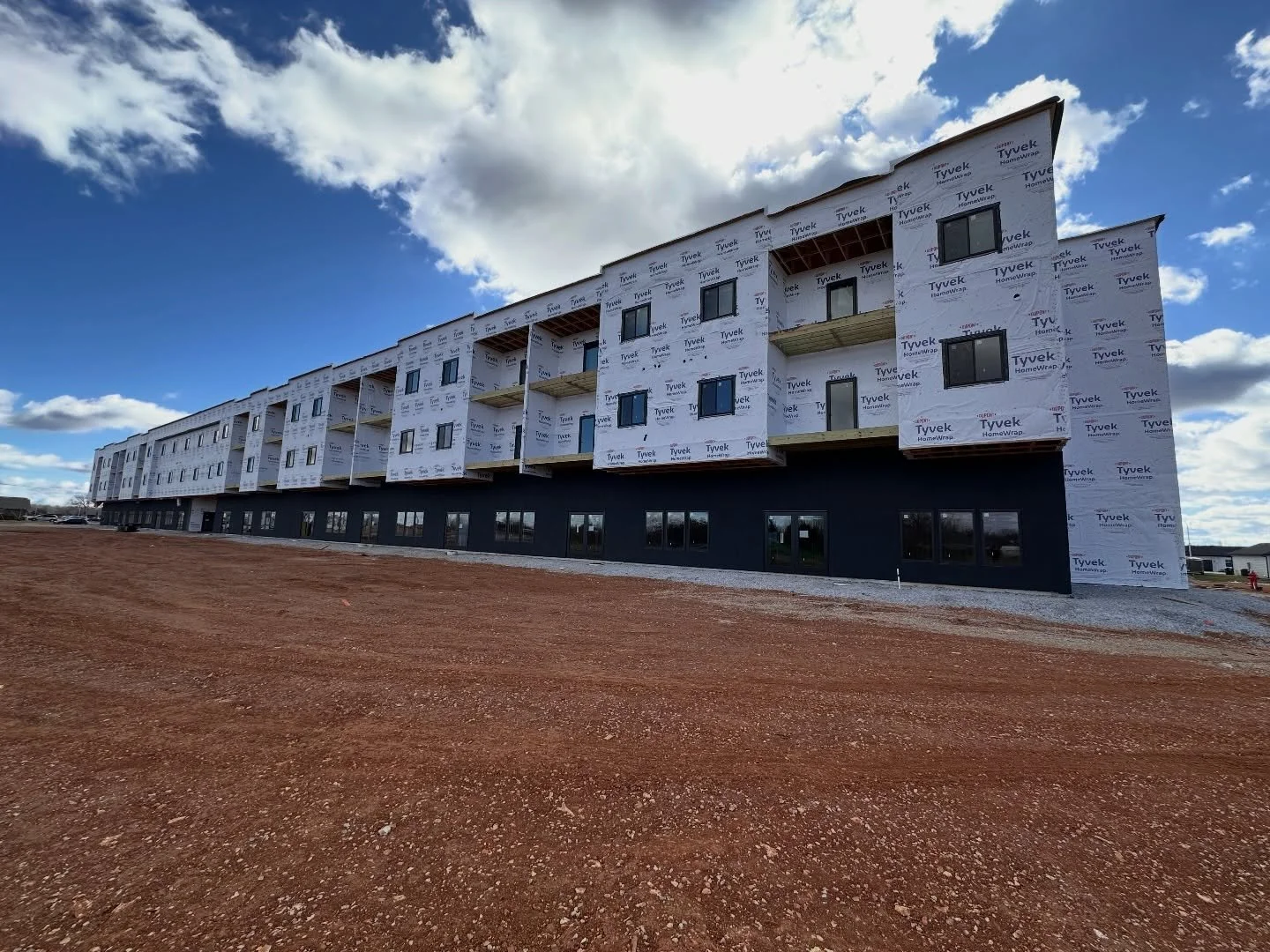 Big things are coming to Rogersville, MO! We&rsquo;re beginning the spray foam work on a large multifamily project - follow along for more updates. 
.
.
.
#insulation #construction #sprayfoam