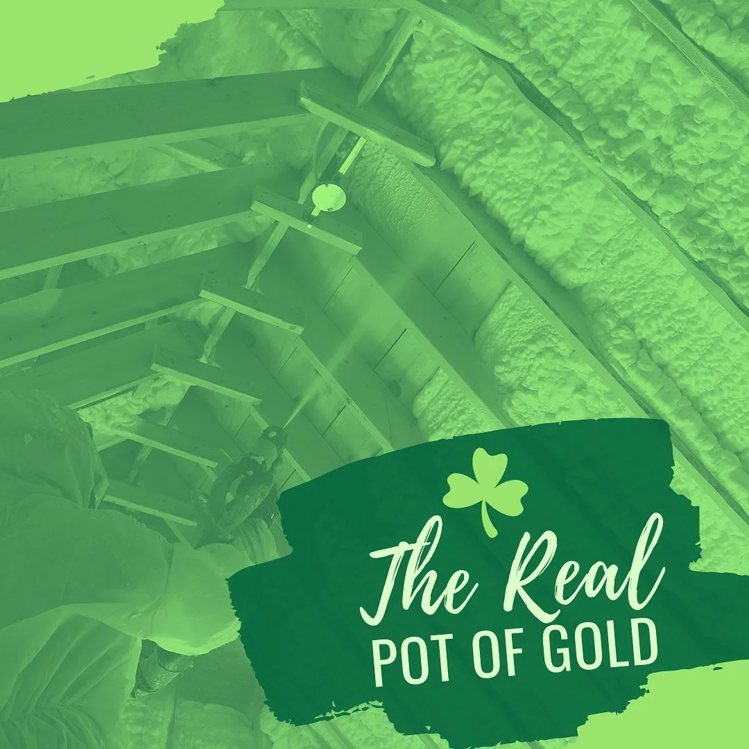 SPRAY FOAM INSULATION
-
Stack your coins up over time with energy efficient spray foam insulation.
.
.
.
#sprayfoaminsulation #insulationcontractors #icynene #stpattysday