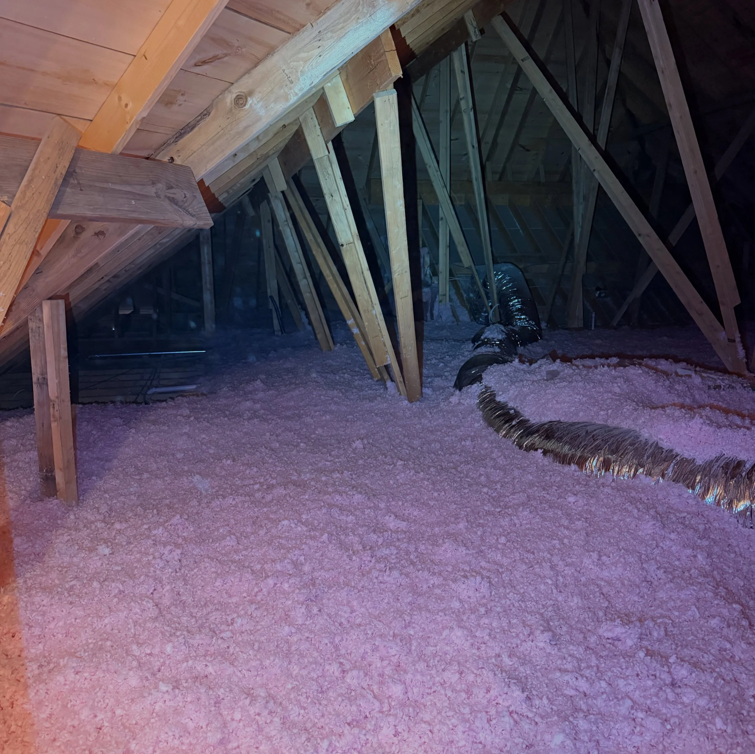 Nothing like a fresh insulation top-off right before summer!
-
If your energy bills seem high, and/or your home struggles to stay comfortable, insulation may be the culprit!

Get started with a free evaluation and estimate right from our website:
www