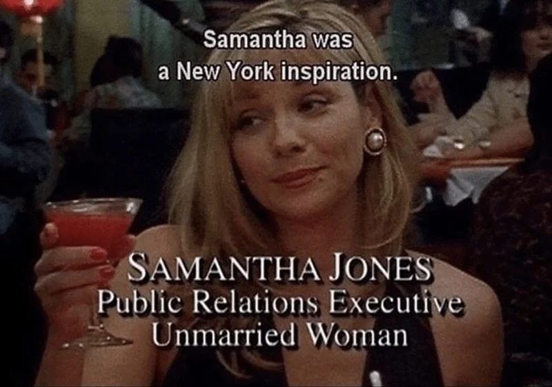 Channeling my inner Samantha Jones. 🏙️🥂