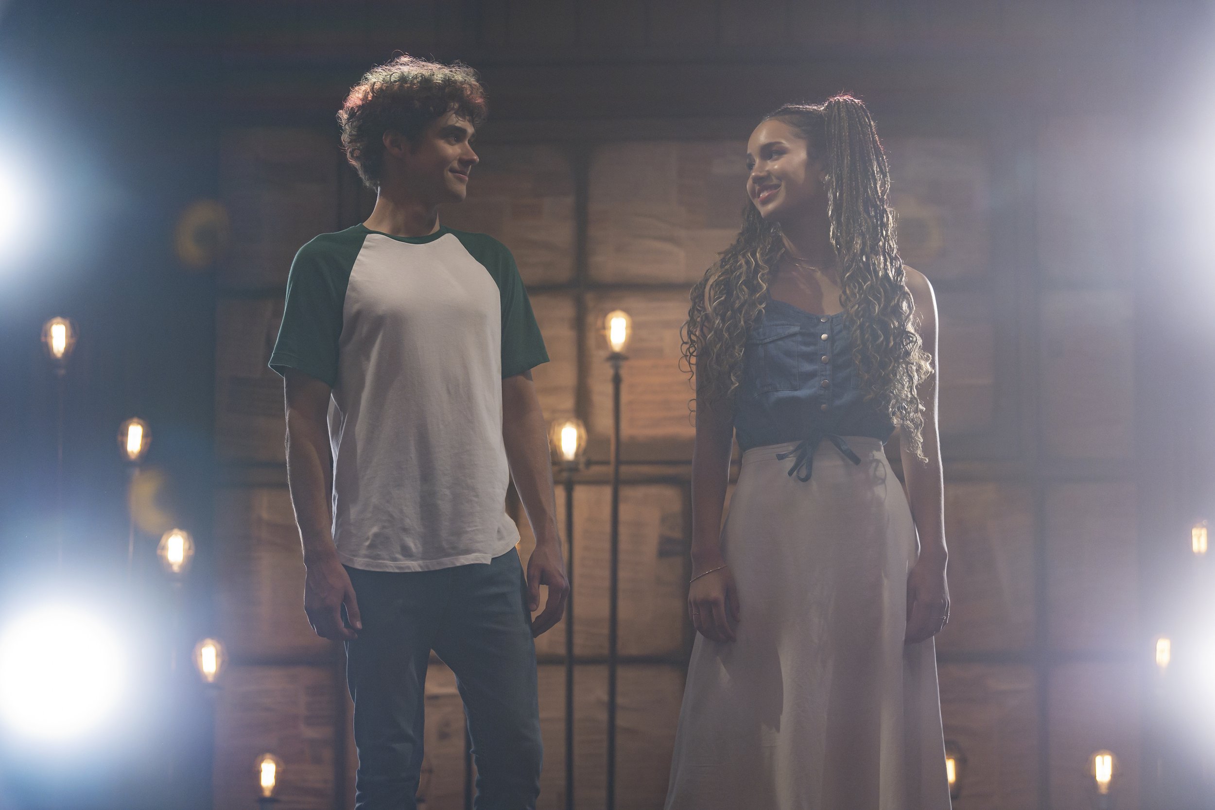 HIGH SCHOOL MUSICAL: THE MUSICAL: THE SERIES - "The Real Campers of Shallow Lake" (Disney/Anne Marie Fox)  JOSHUA BASSETT, SOFIA WYLIE 