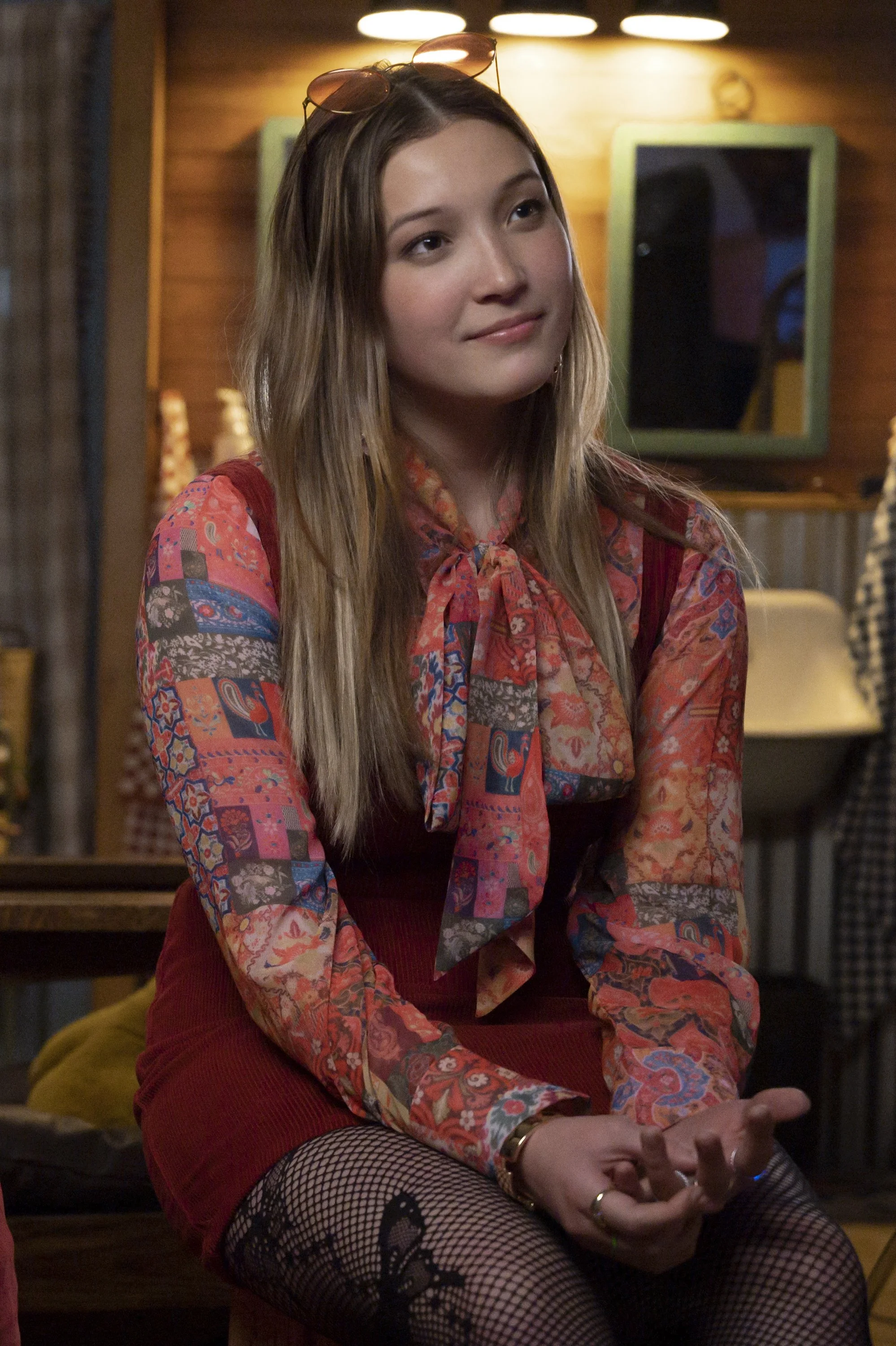  Saylor Bell Curda in  High School Musical: The Musical: The Series  Season 3.  Photo by Anne Marie Fox. Courtesy of Disney. 