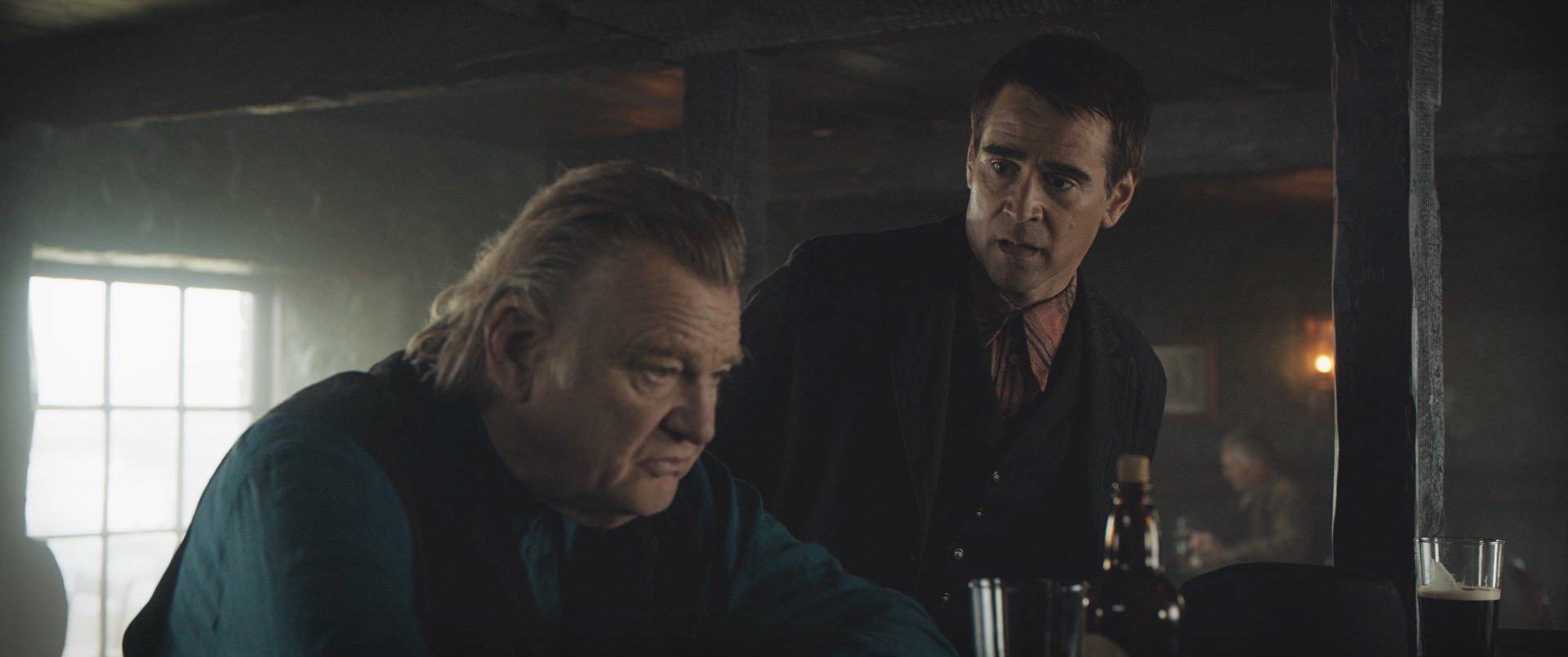 Brendan Gleeson and Colin Farrell in the film THE BANSHEES OF INISHERIN. Photo Courtesy of Searchlight Pictures. � 2022 20th Century Studios All Rights Reserved.