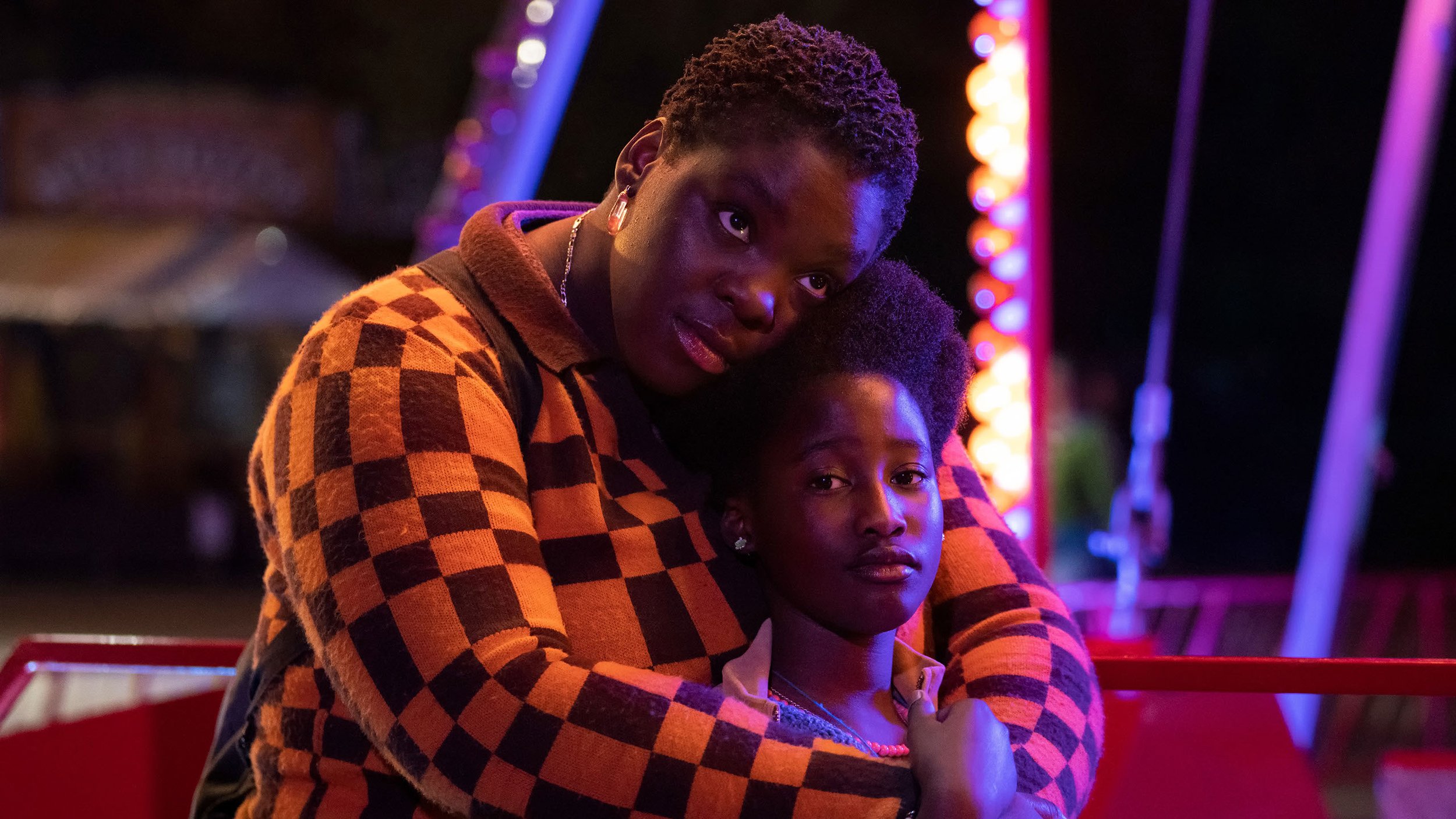 Déborah Lukumuena and Le'Shantey Bonsu appear in Girl by Adura Onasile, an official selection of the World Dramatic Competition at the 2023 Sundance Film Festival. Courtesy of Sundance Institute. | Photo by Saskia Coulson. All photos are copyrighted