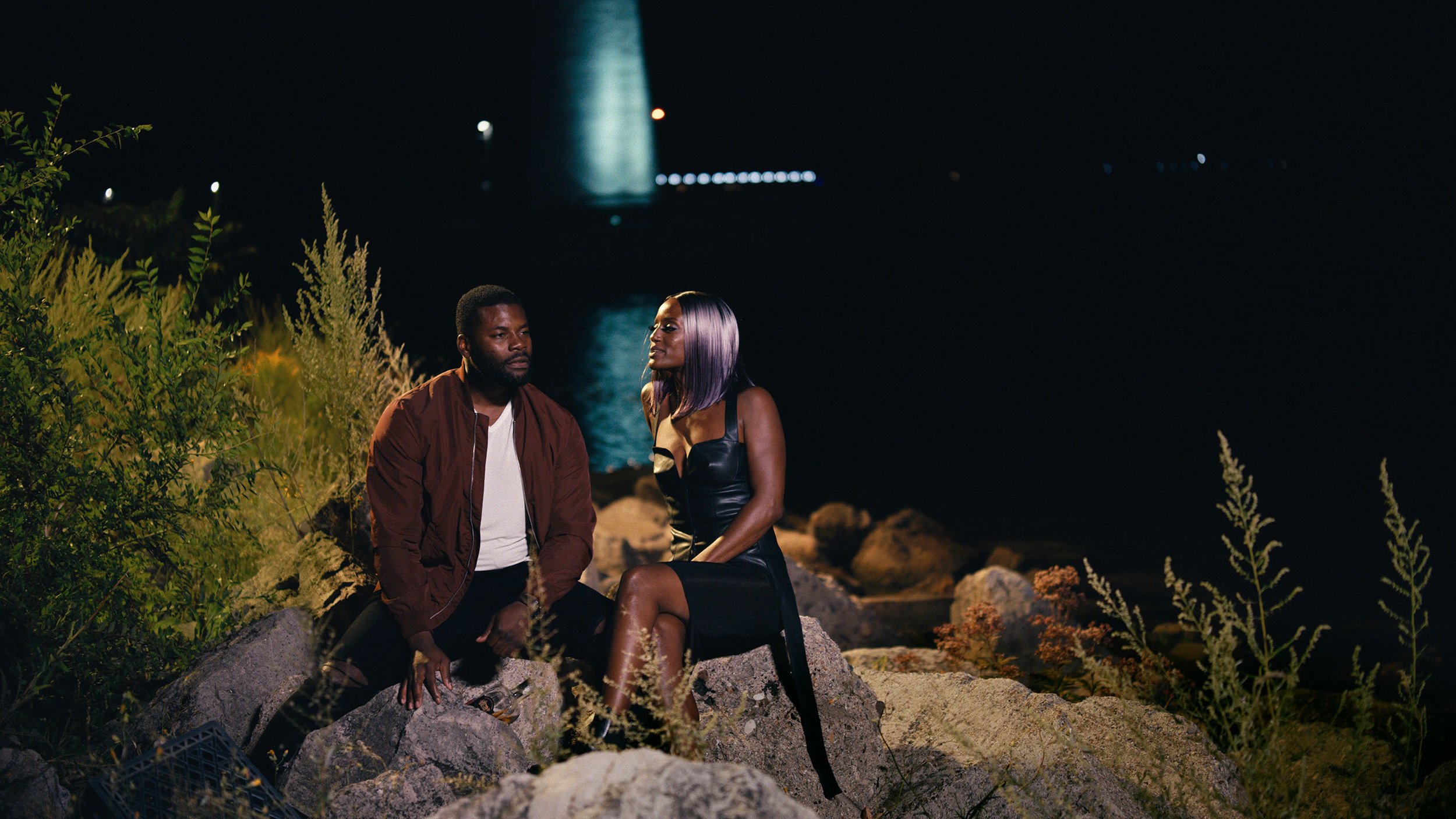 Amin Joseph and Skye P. Marshall appear in To Live and Die and Live by Qasim Basir, an official selection of the NEXT section at the 2023 Sundance Film Festival. Courtesy of Sundance Institute. All photos are copyrighted and may be used by the press